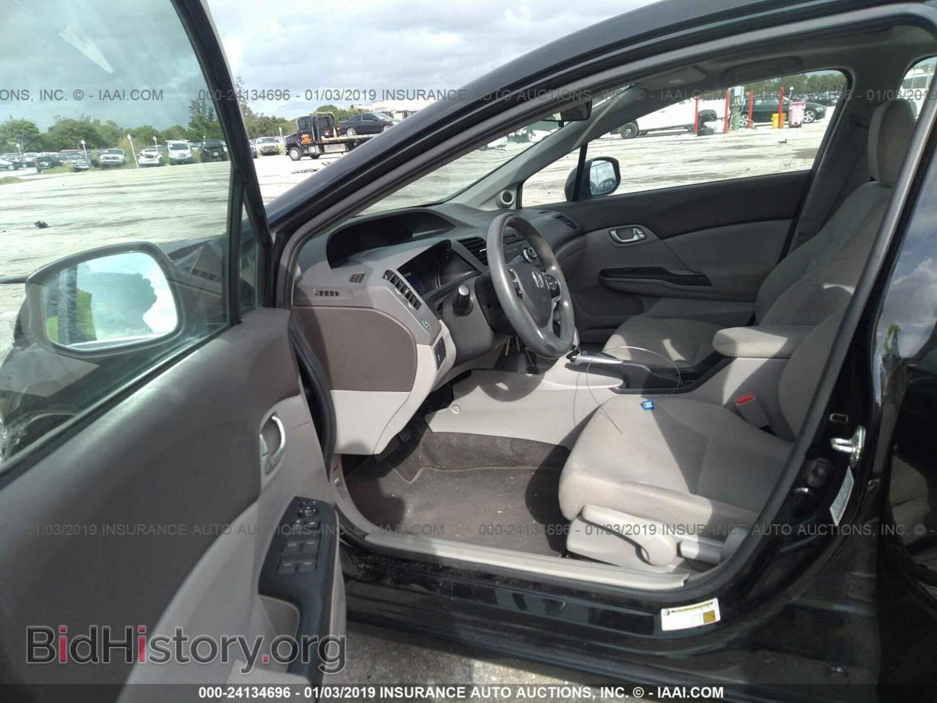 2012 HONDA CIVIC - VIN: 19XFB2F88CE364207 - Фото 5