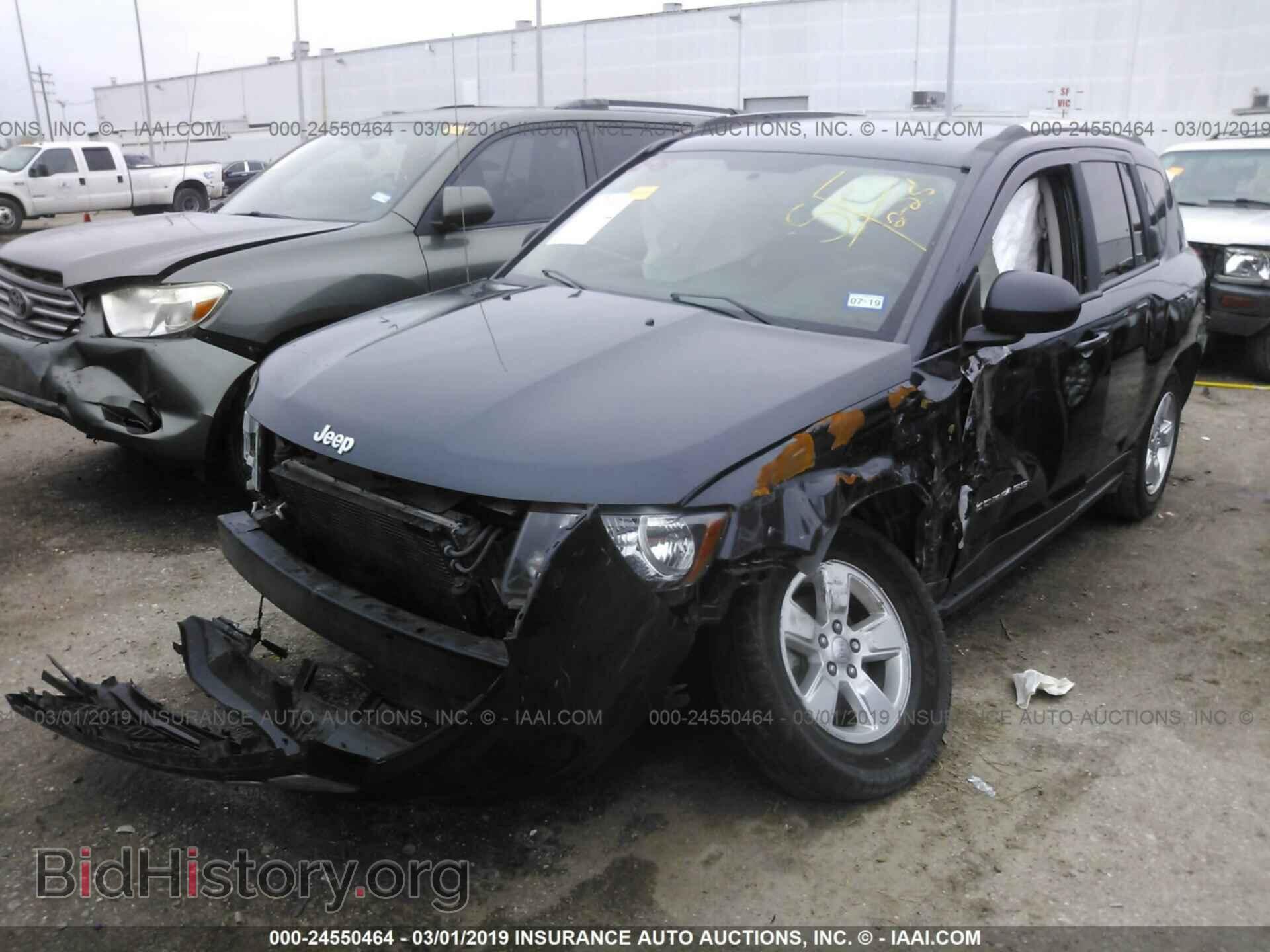 2014 JEEP COMPASS - VIN: 1C4NJCBA2ED832465 - Photo 2