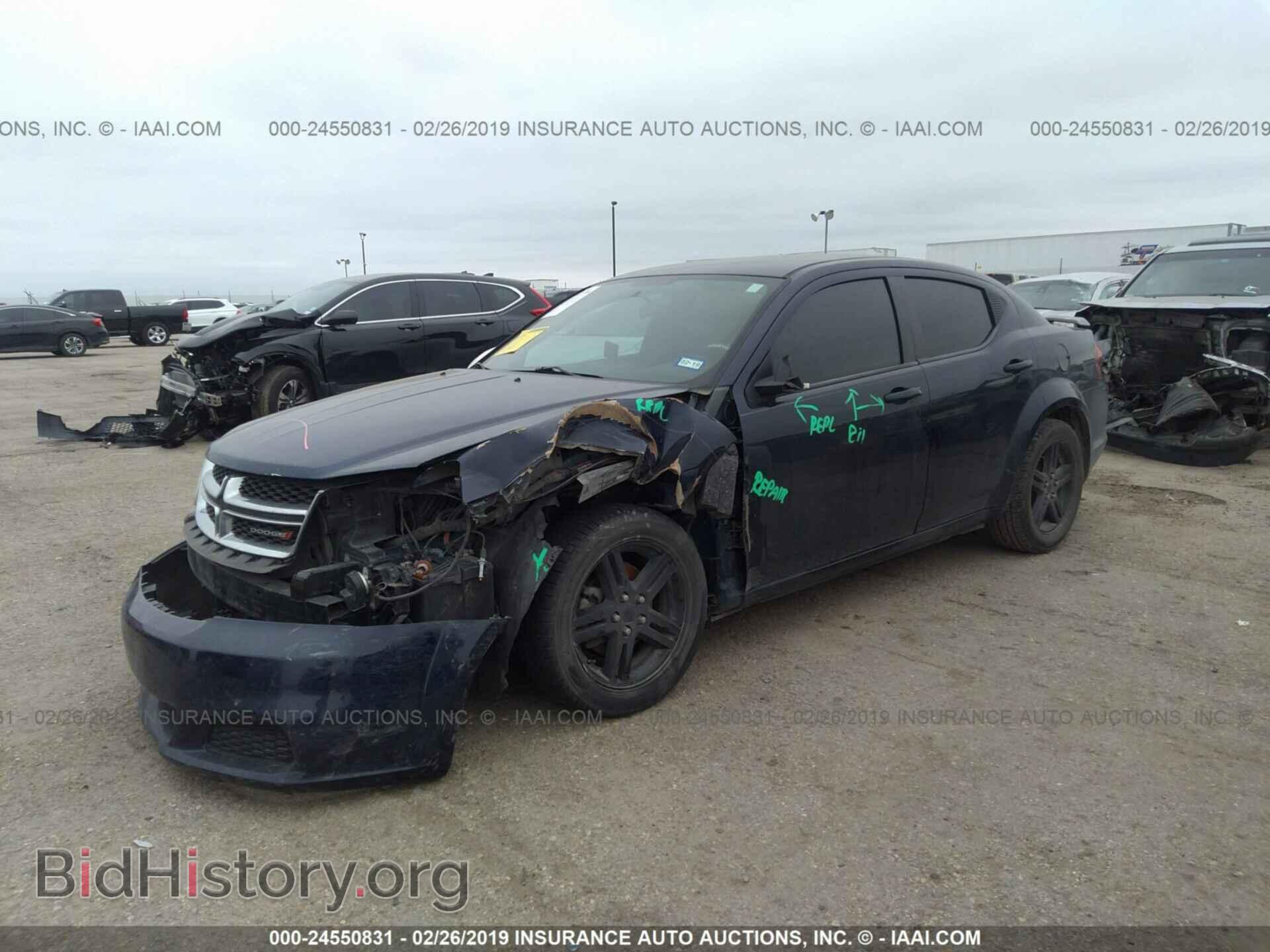 2013 DODGE AVENGER - VIN: 1C3CDZAB7DN651046 - Фото 2