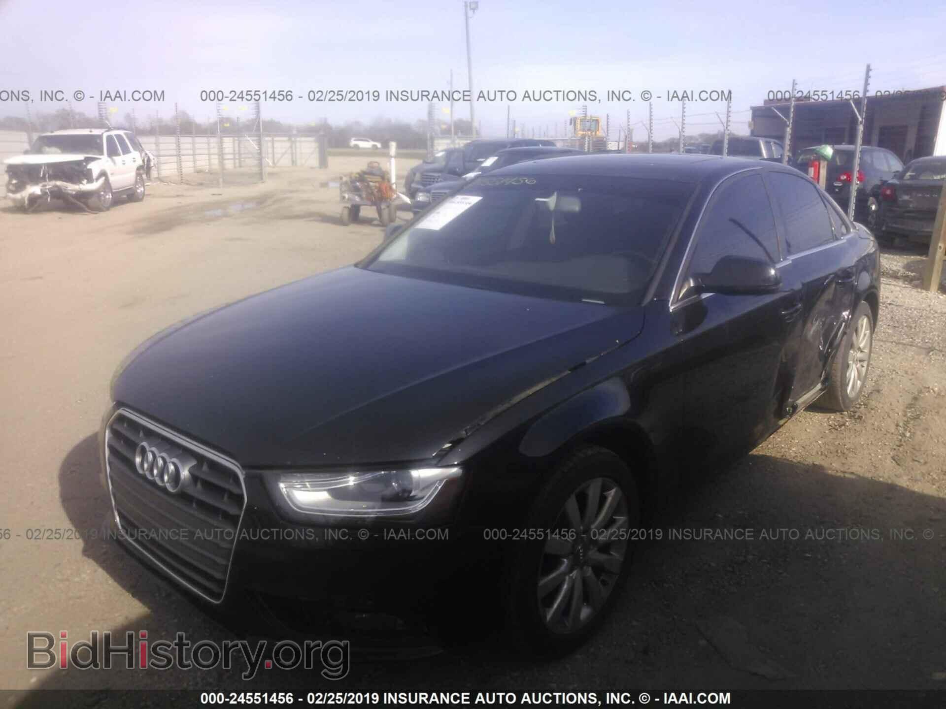 2013 AUDI A4 - VIN: WAUAFAFL3DN025460 - Фото 2