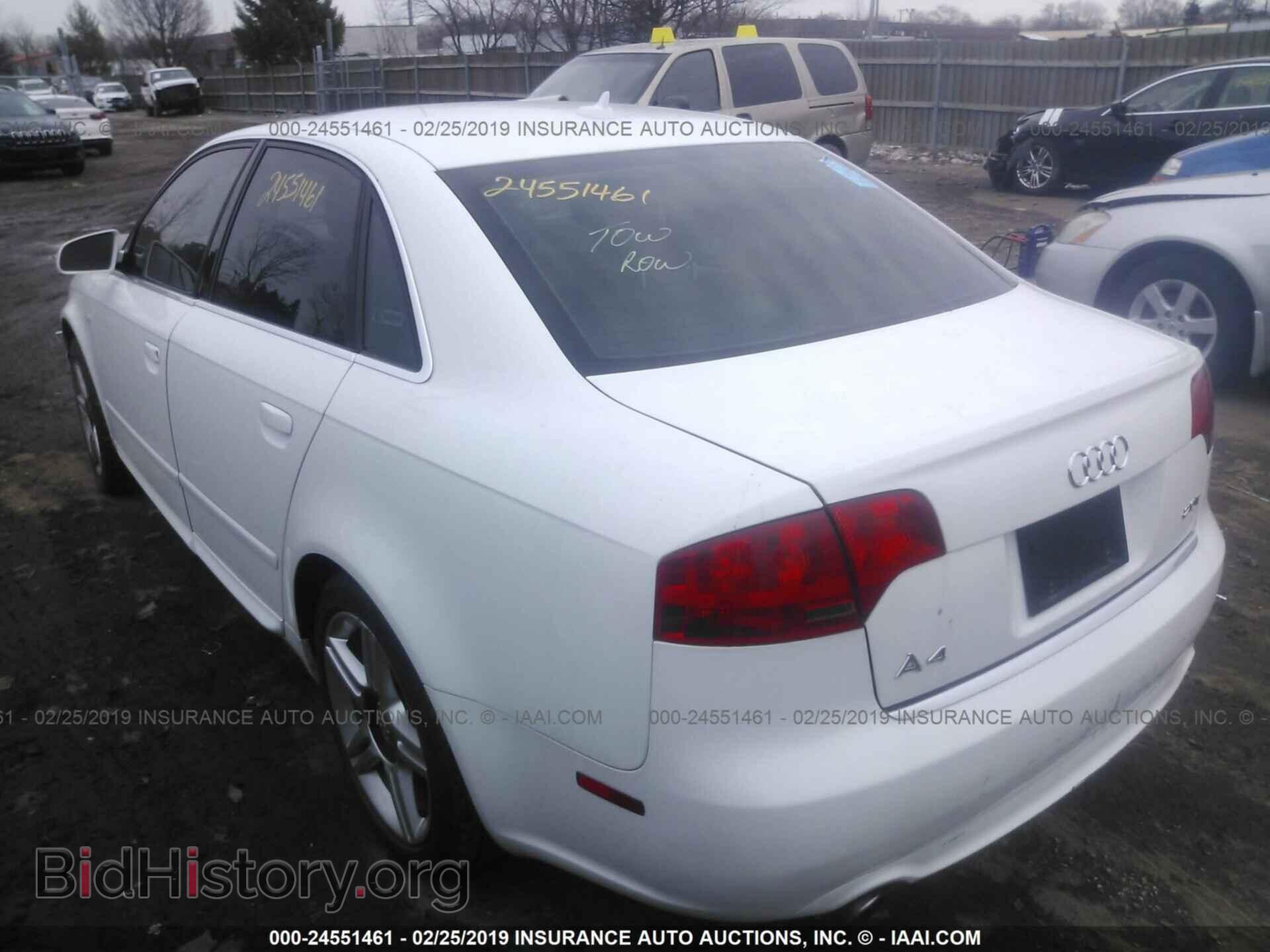 2008 AUDI A4 - VIN: WAUAF78E18A010485 - Фото 3