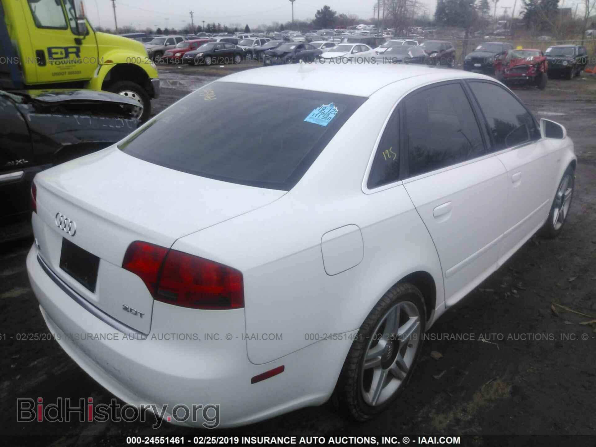 2008 AUDI A4 - VIN: WAUAF78E18A010485 - Фото 4