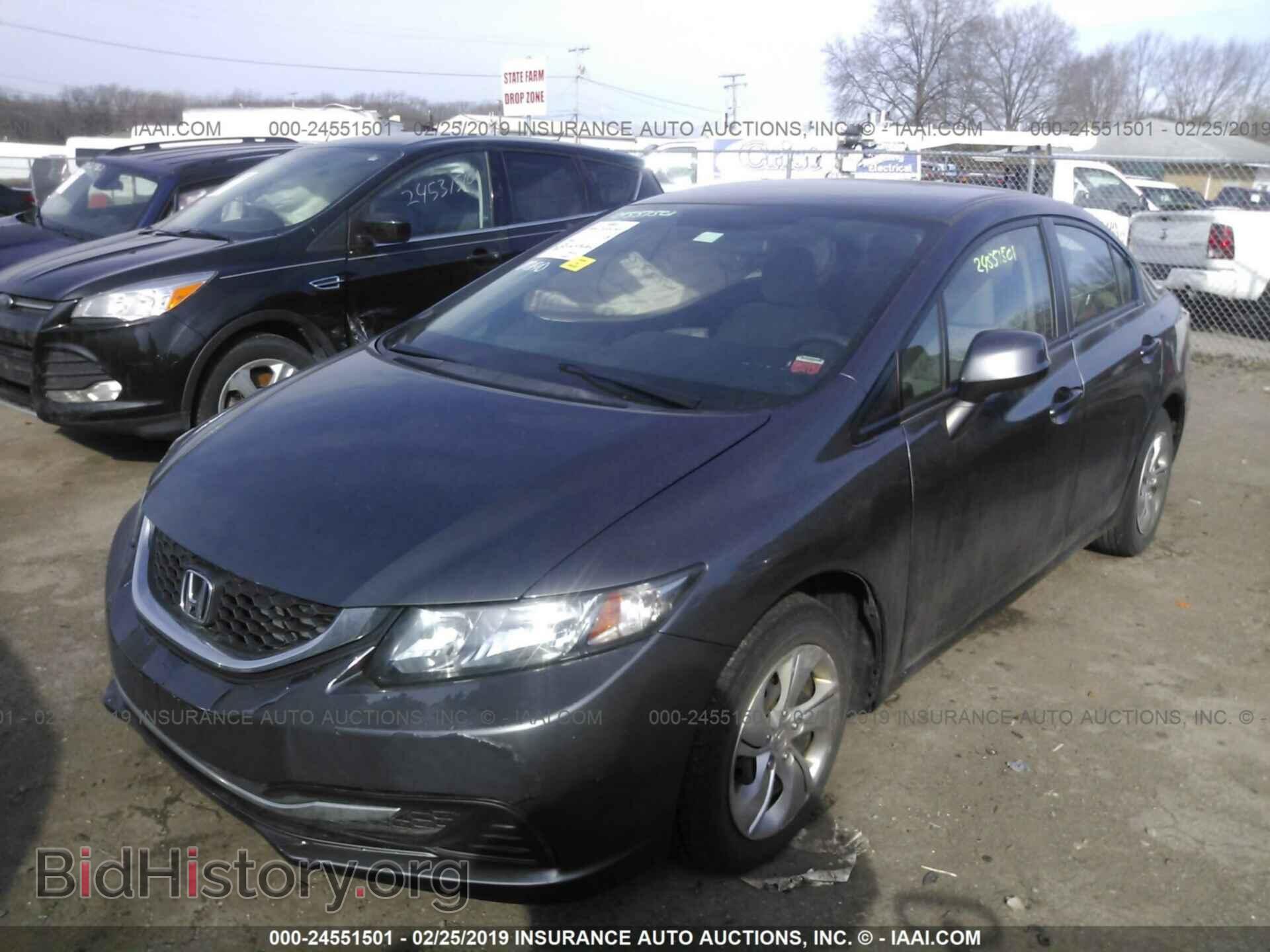 2013 HONDA CIVIC - VIN: 2HGFB2F50DH545542 - Фото 2