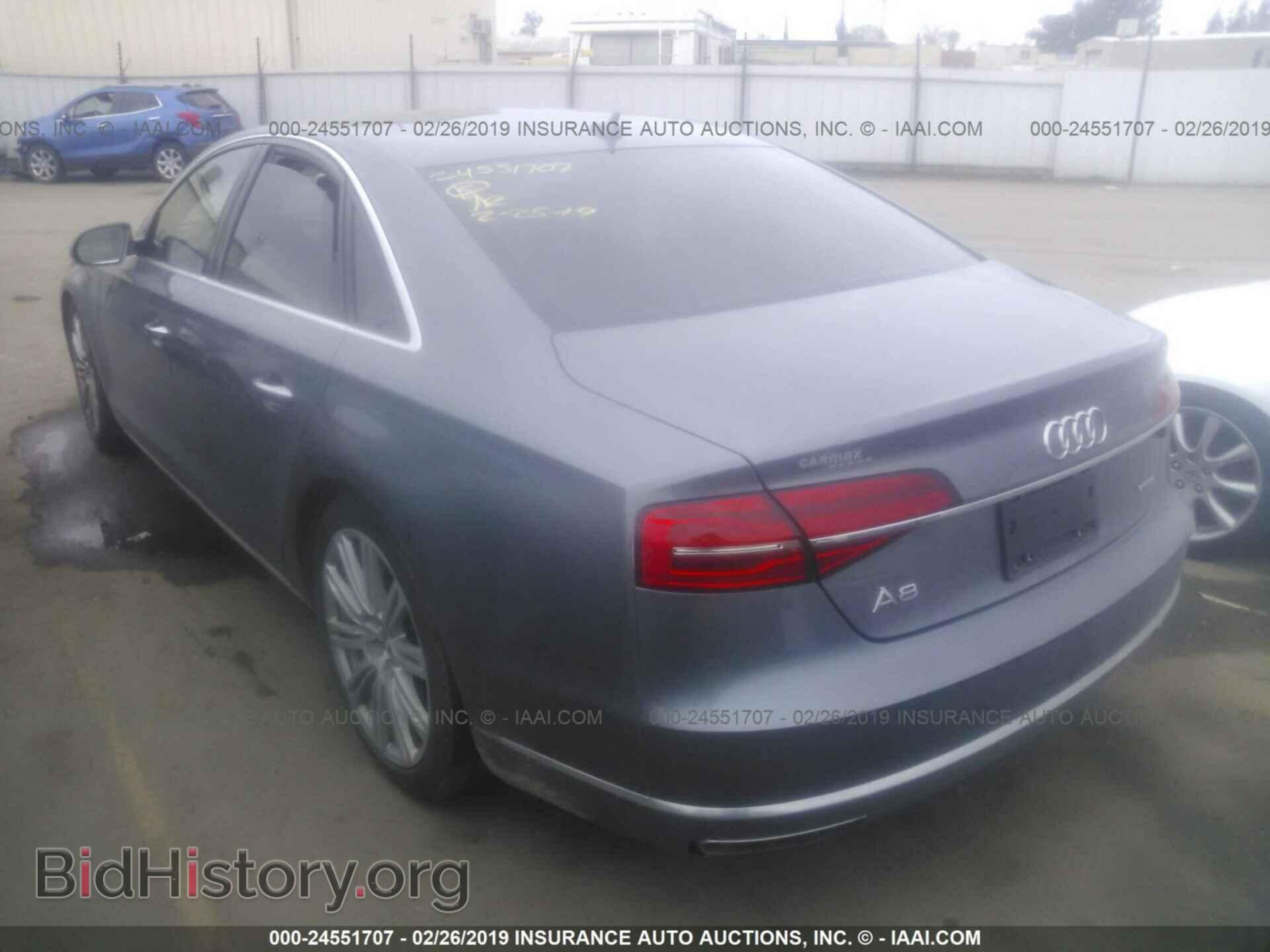 2015 AUDI A8 - VIN: WAUJGAFD0FN022041 - Фото 3
