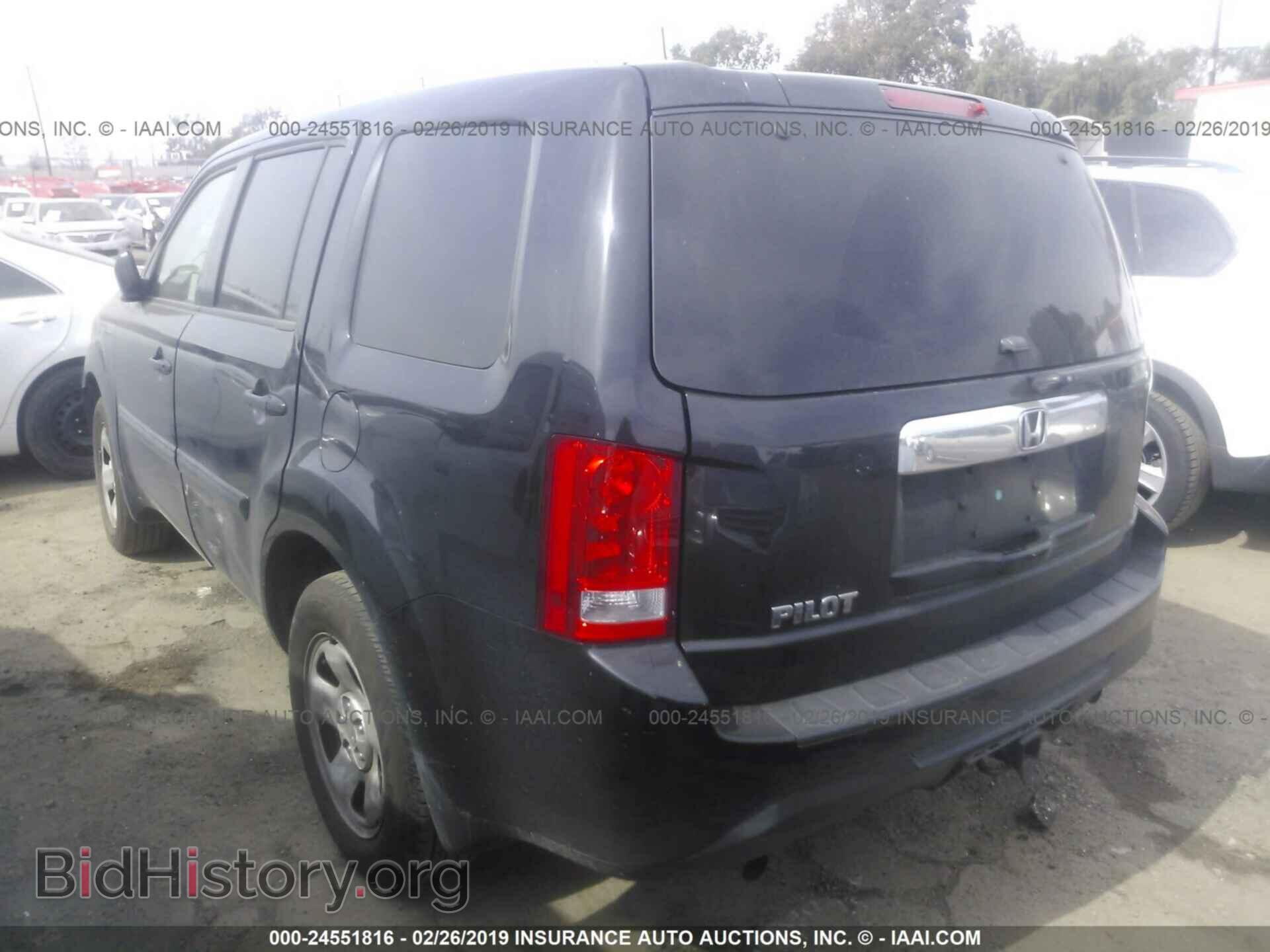 2013 HONDA PILOT - VIN: 5FNYF3H20DB016621 - Фото 3