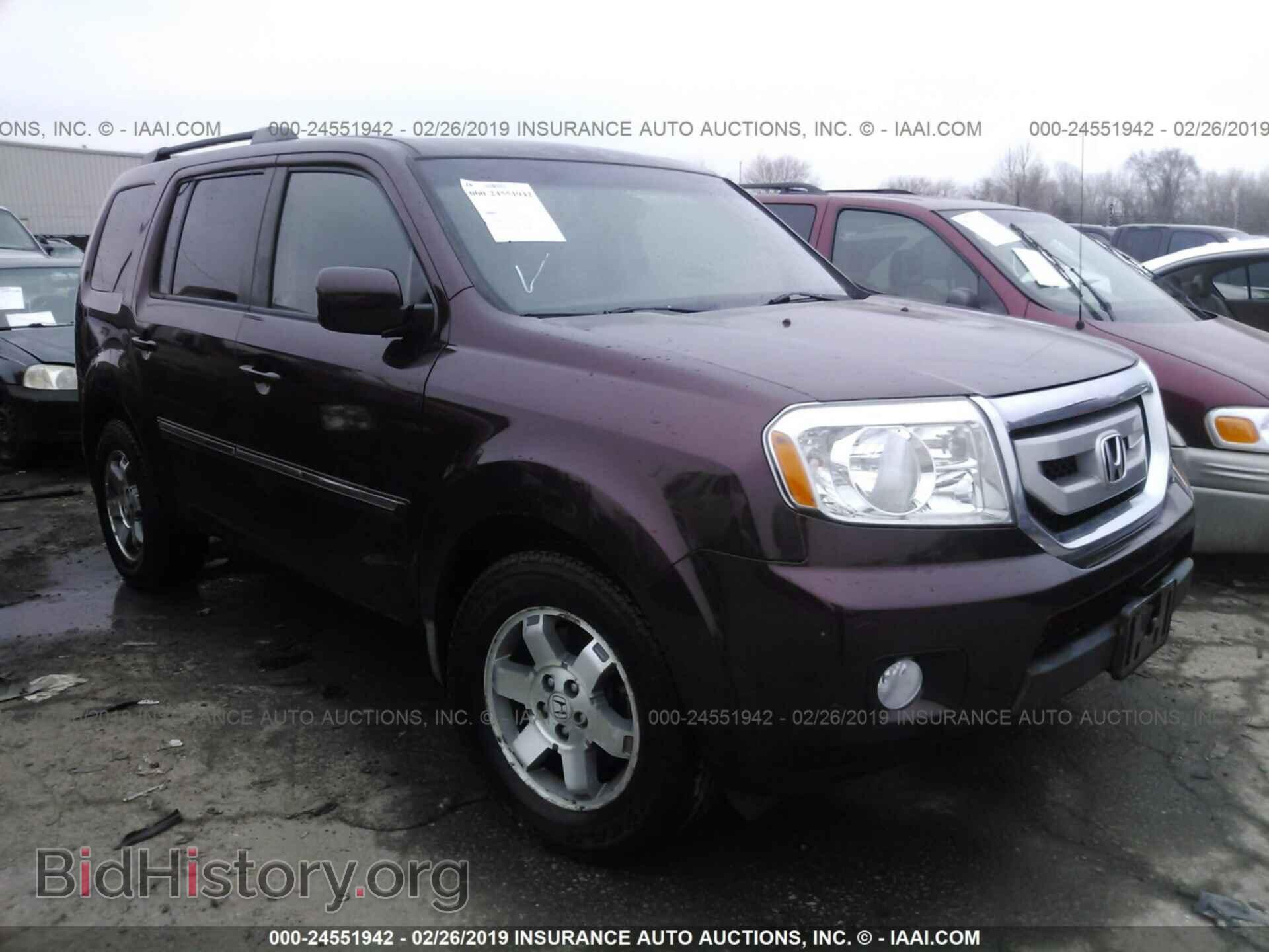 Фотография 5FNYF48979B020109 - HONDA PILOT 2009