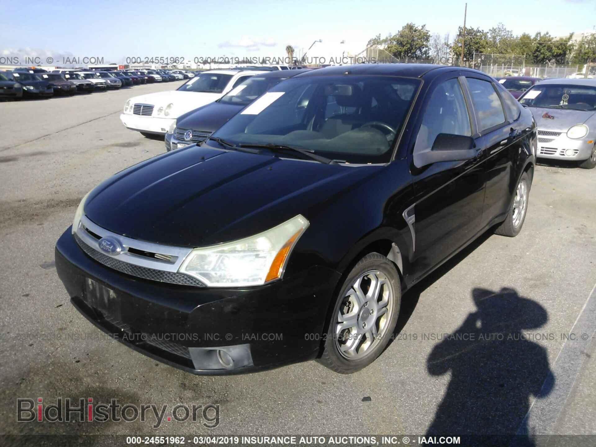 2008 FORD FOCUS - VIN: 1FAHP35N98W207358 - Фото 2