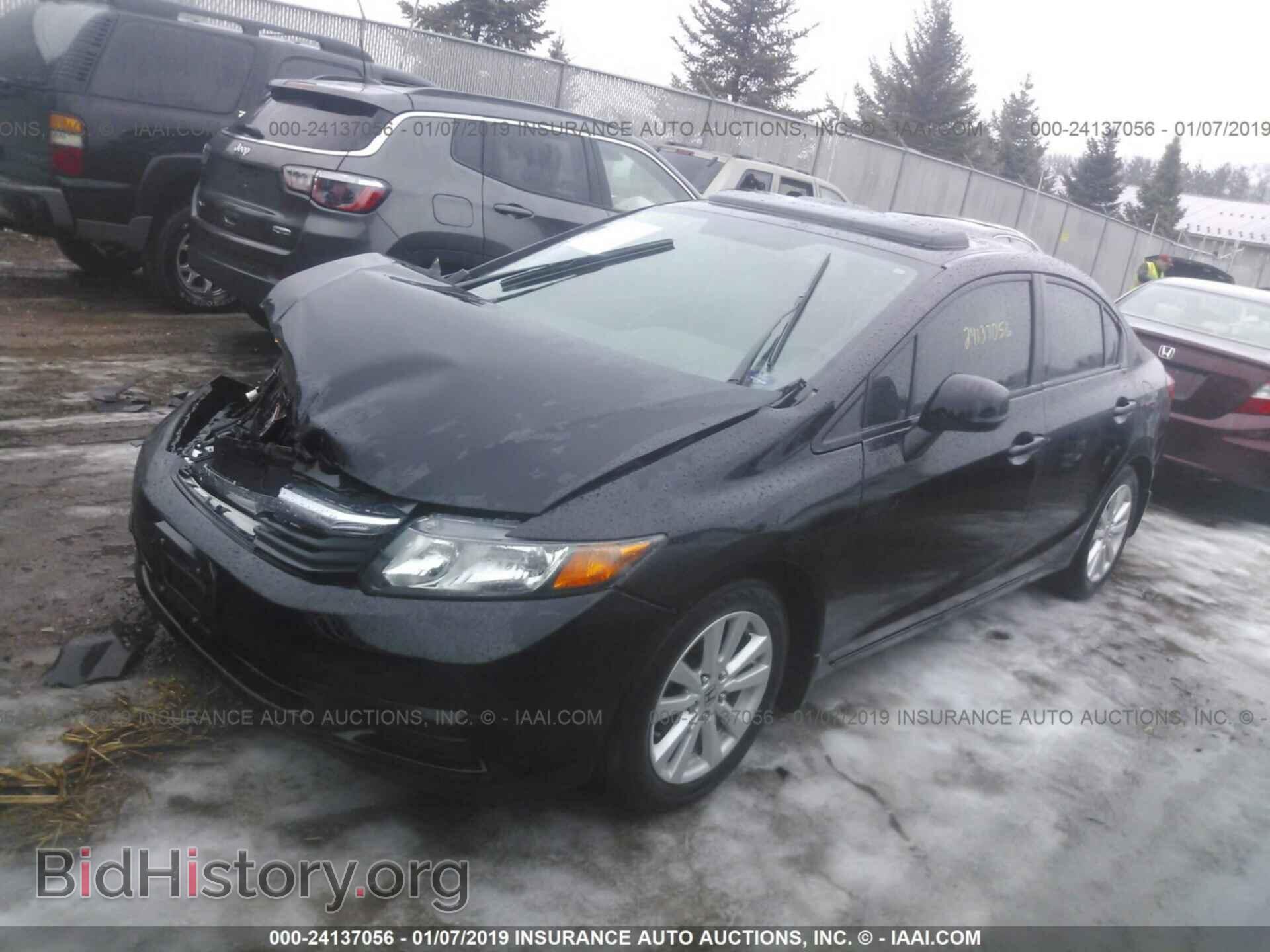 2012 HONDA CIVIC - VIN: 2HGFB2F82CH582021 - Фото 2
