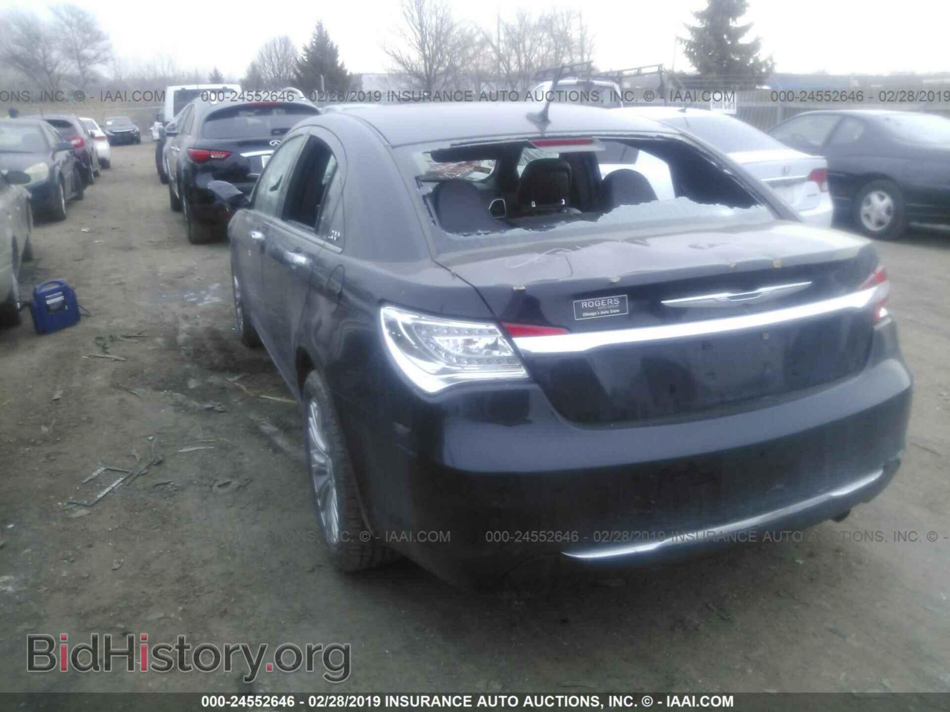 2012 CHRYSLER 200 - VIN: 1C3CCBCB8CN189778 - Фото 3