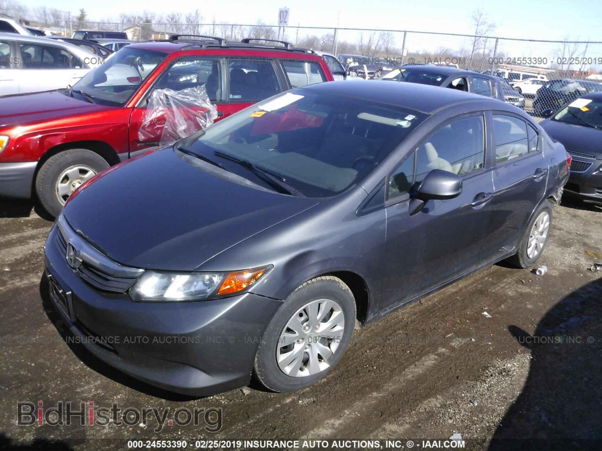 2012 HONDA CIVIC - VIN: 2HGFB2F50CH560766 - Фото 2
