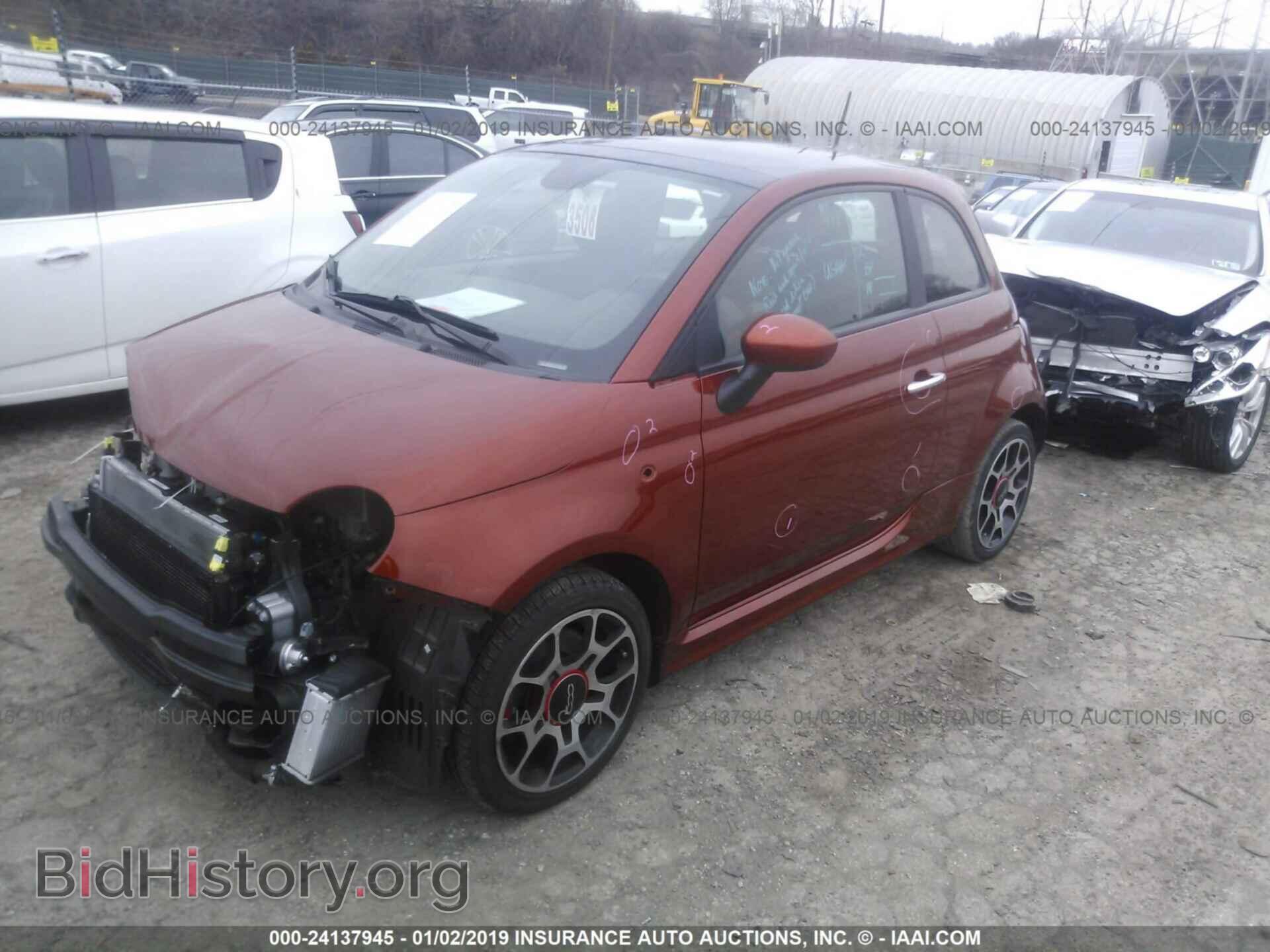 2015 FIAT 500 - VIN: 3C3CFFHH5FT520154 - Photo 2