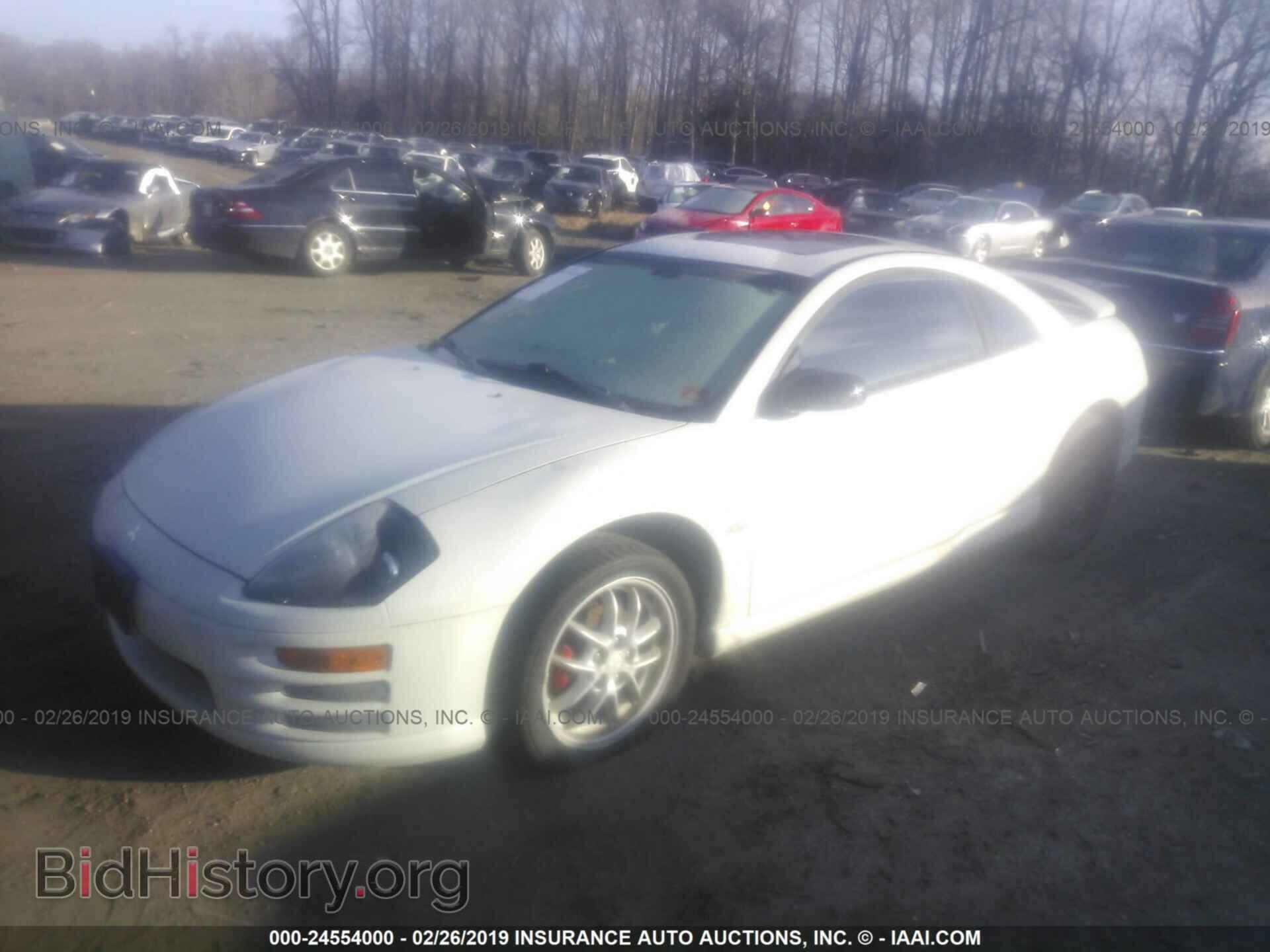 2002 MITSUBISHI ECLIPSE - VIN: 4A3AC54H52E028260 - Фото 2