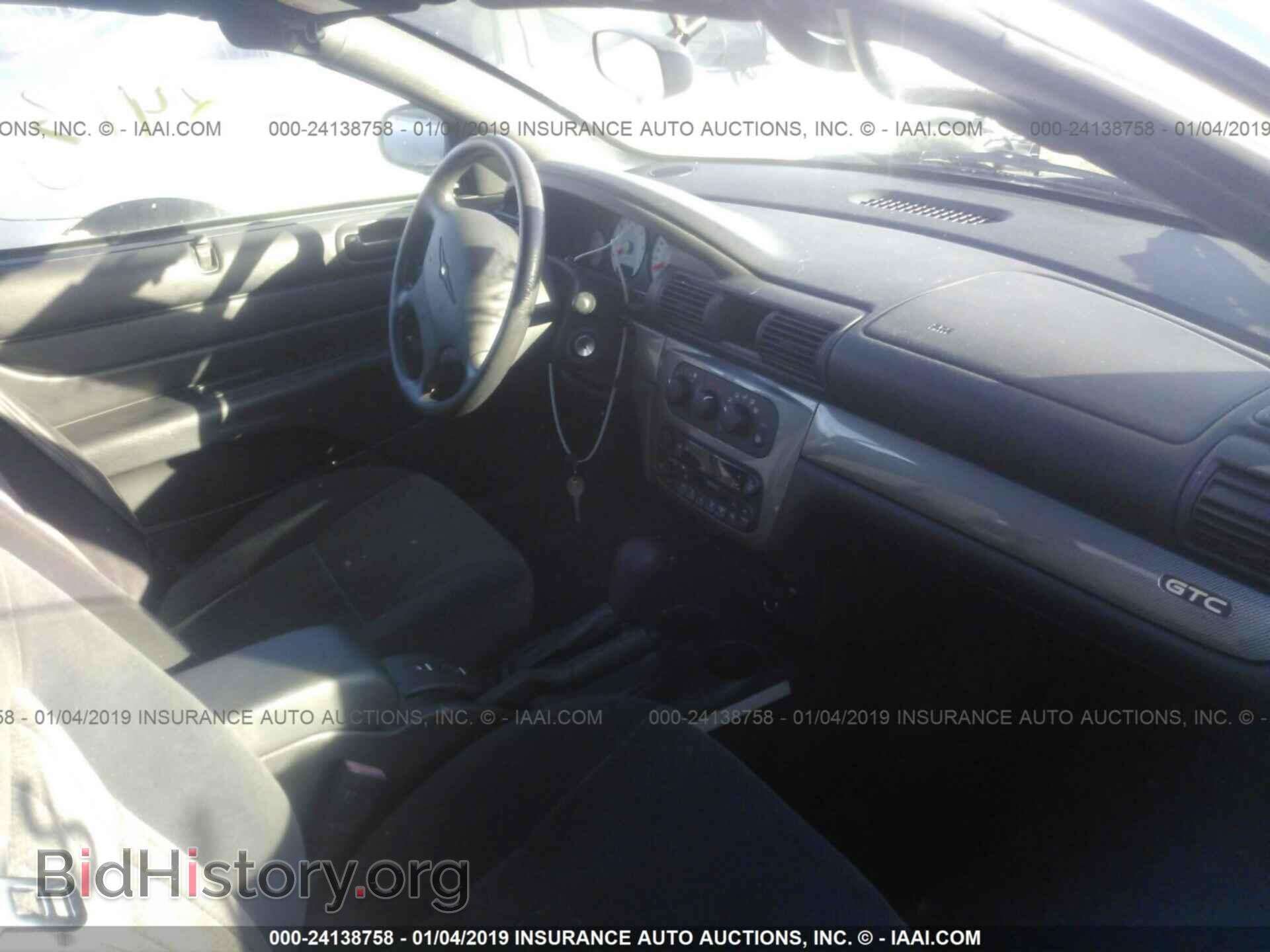 2004 CHRYSLER SEBRING - VIN: 1C3EL75R74N204000 - Фото 5