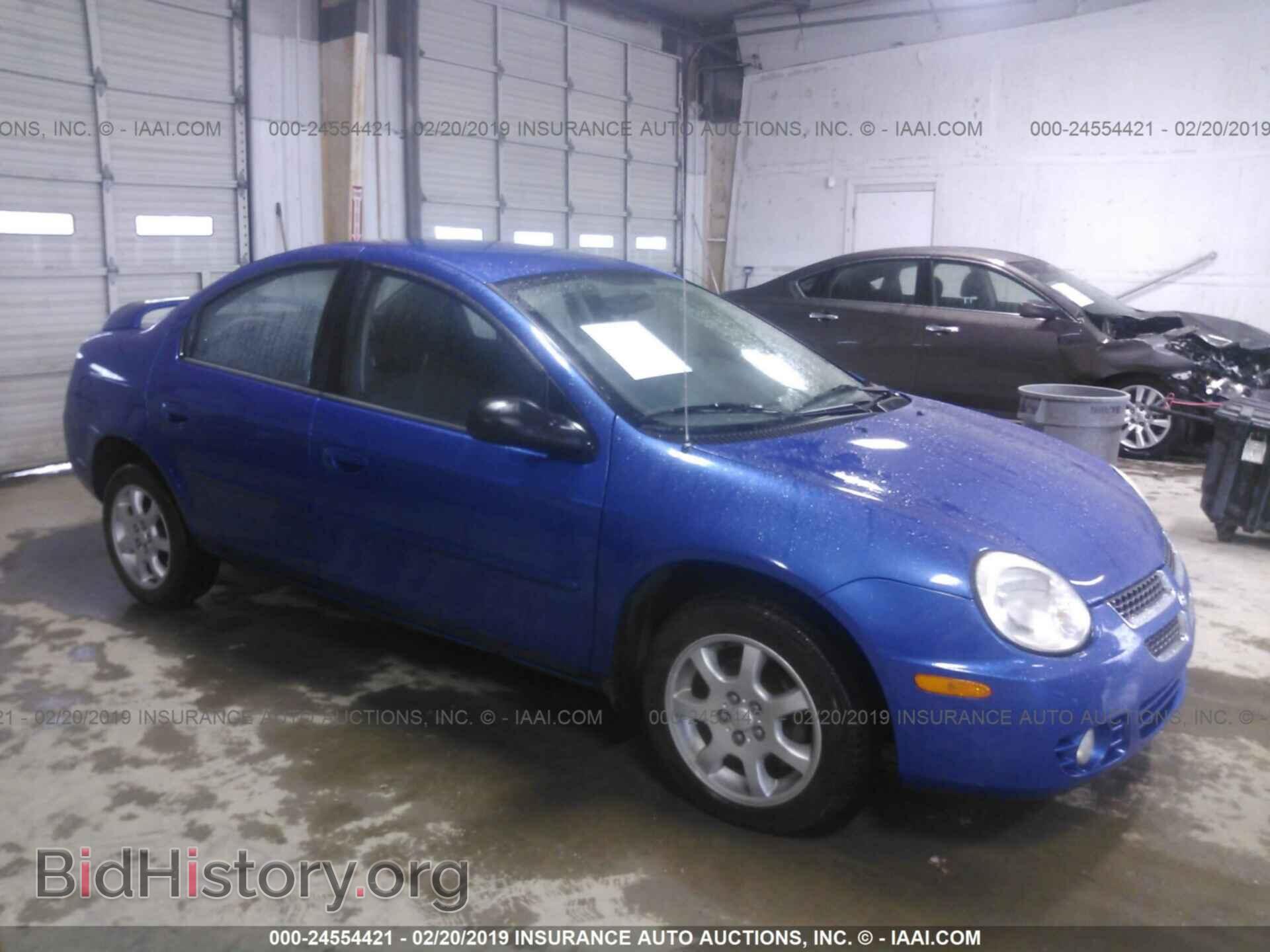 Фотография 1B3ES56CX5D186601 - DODGE NEON 2005