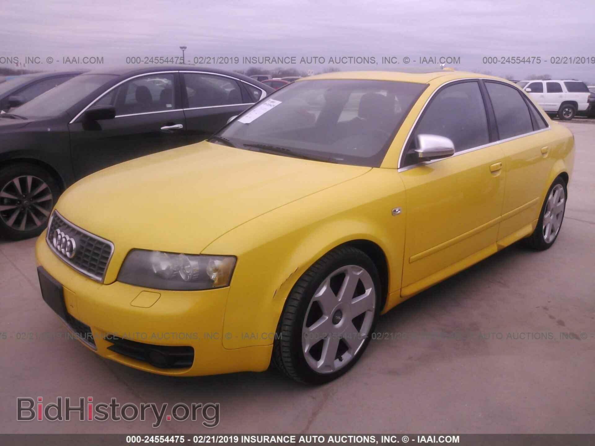 2004 AUDI S4 - VIN: WAUPL68E54A032710 - Фото 2