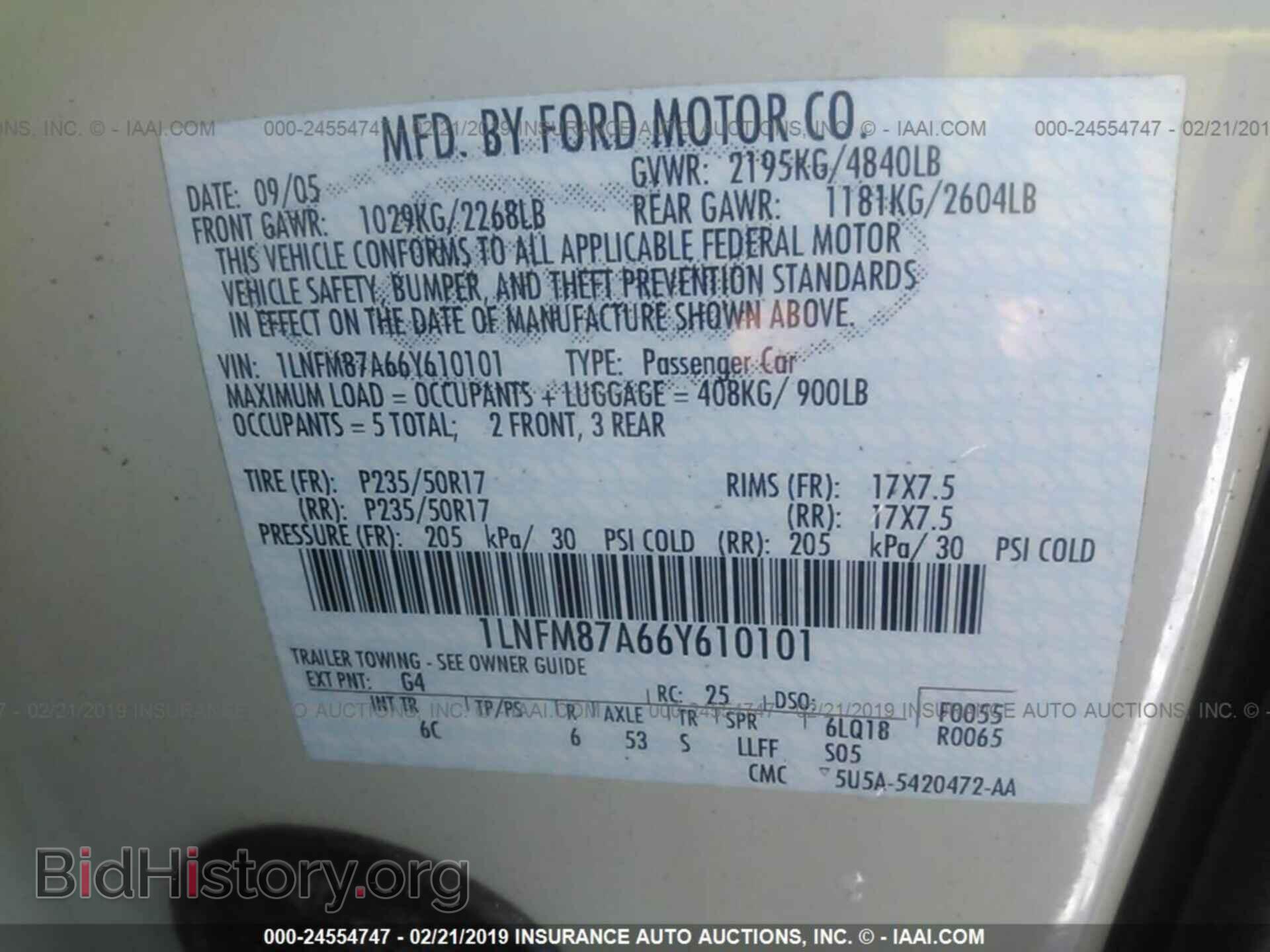 2006 LINCOLN LS - VIN: 1LNFM87A66Y610101 - Фото 9