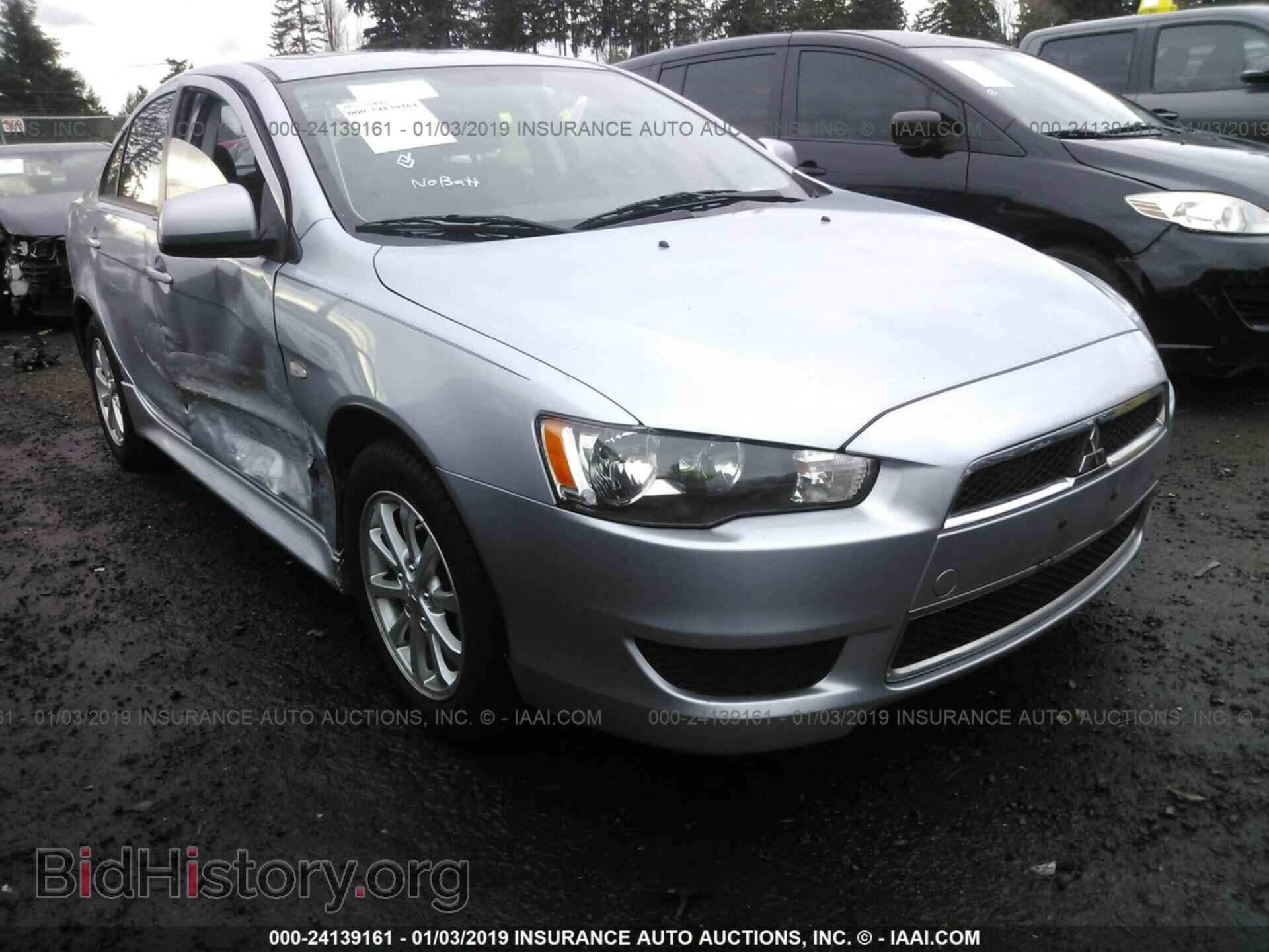 Photo JA32U2FU4DU002317 - MITSUBISHI LANCER 2013