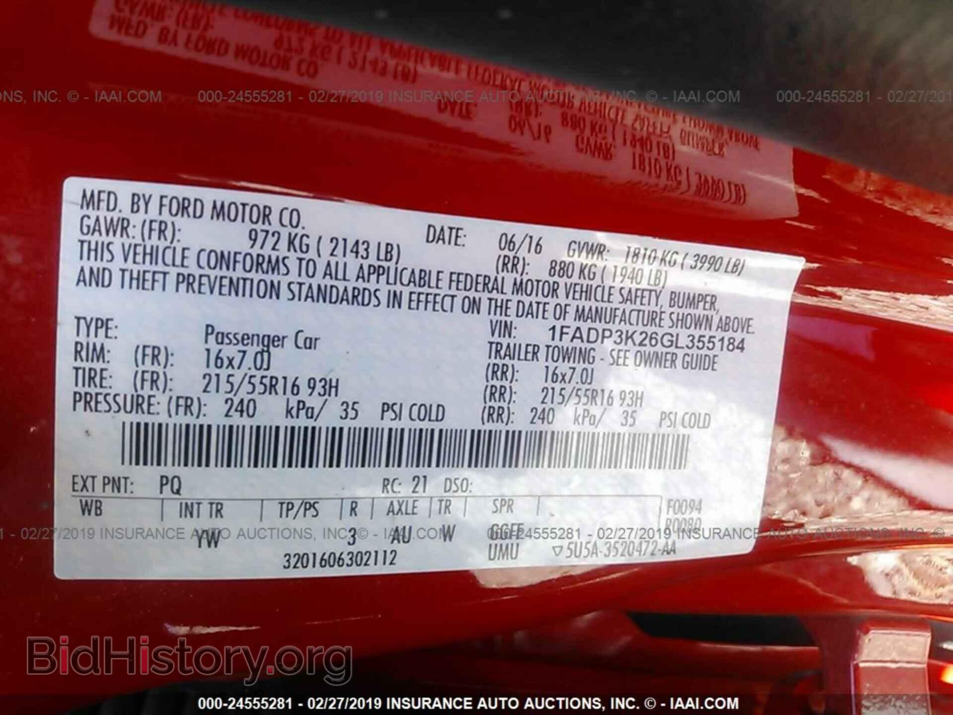 2016 FORD FOCUS - VIN: 1FADP3K26GL355184 - Photo 9