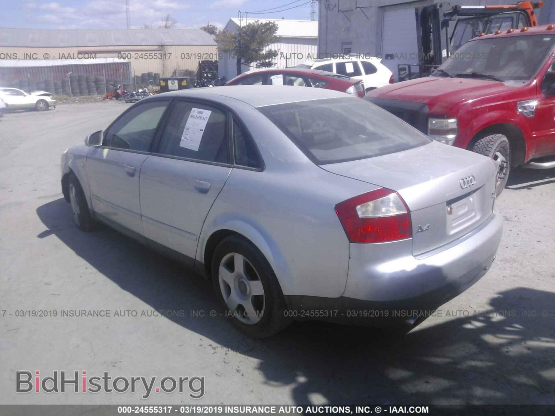 2002 AUDI A4 - VIN: WAULC68E42A217195 - Фото 3