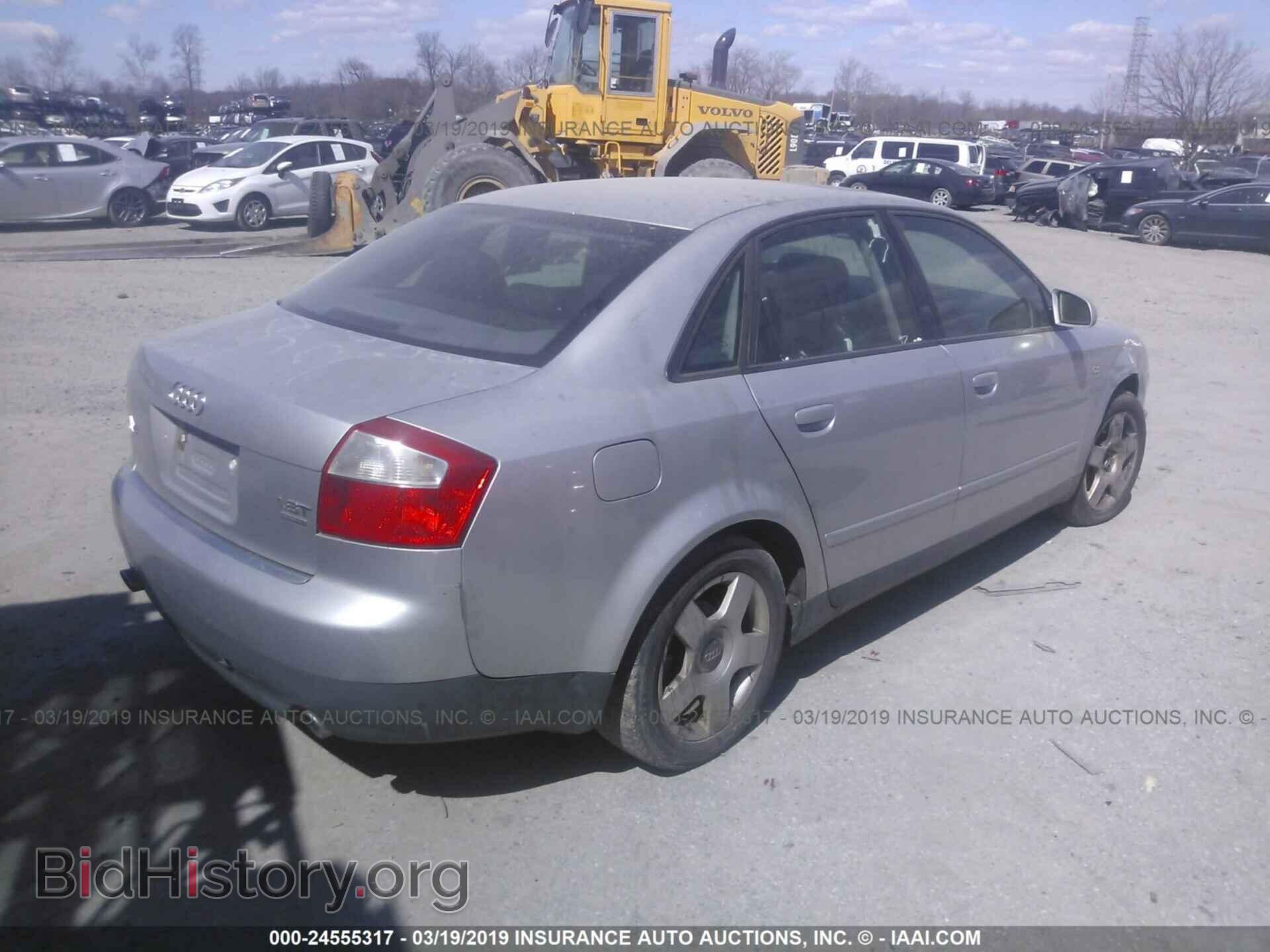 2002 AUDI A4 - VIN: WAULC68E42A217195 - Фото 4