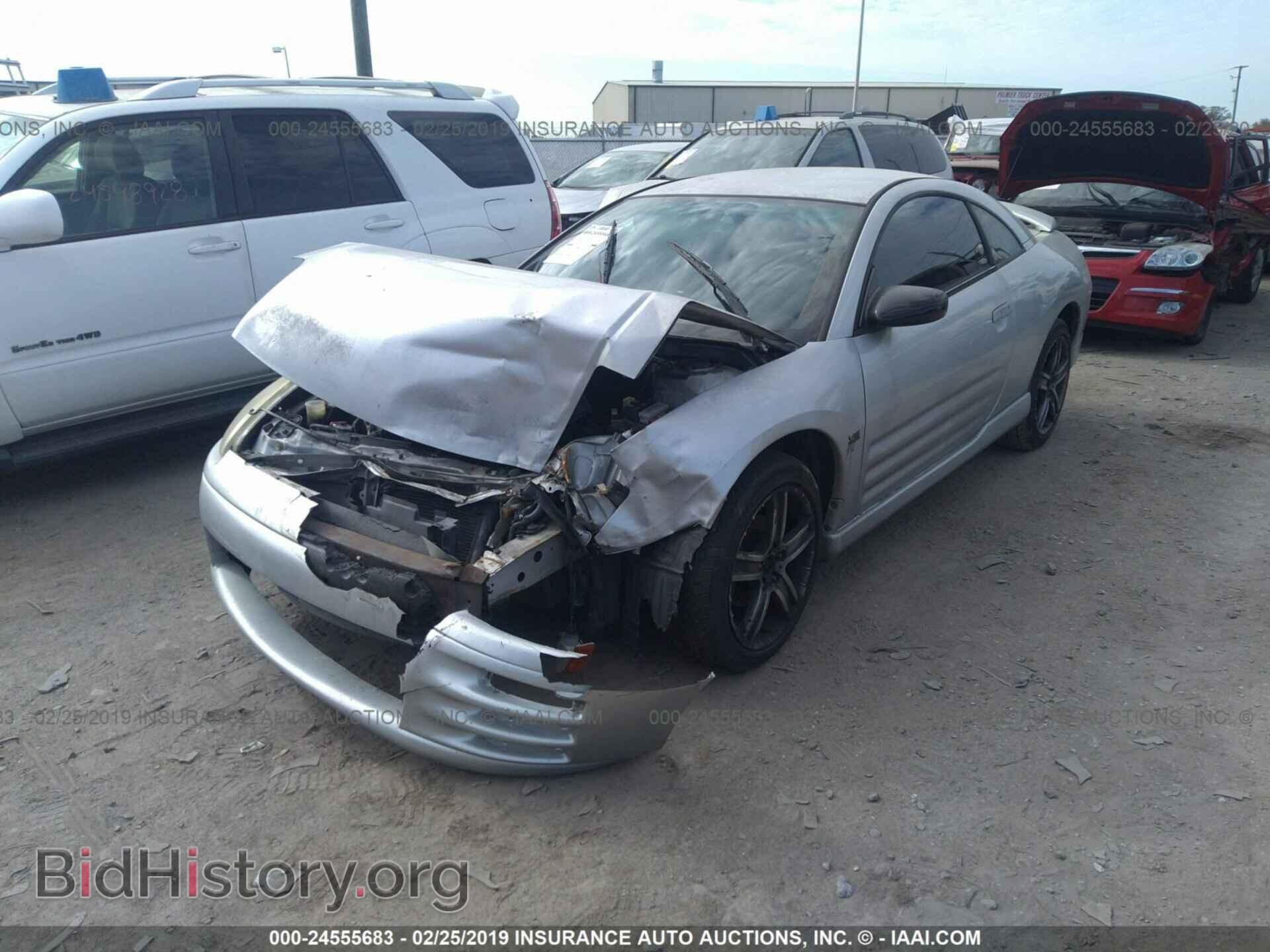 2001 MITSUBISHI ECLIPSE - VIN: 4A3AC84H71E109518 - Фото 2