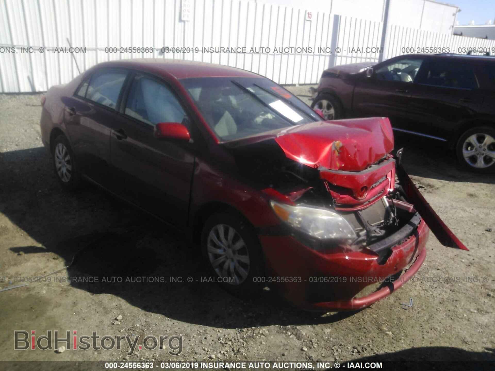 Photo 2T1BU4EE1CC819263 - TOYOTA COROLLA 2012