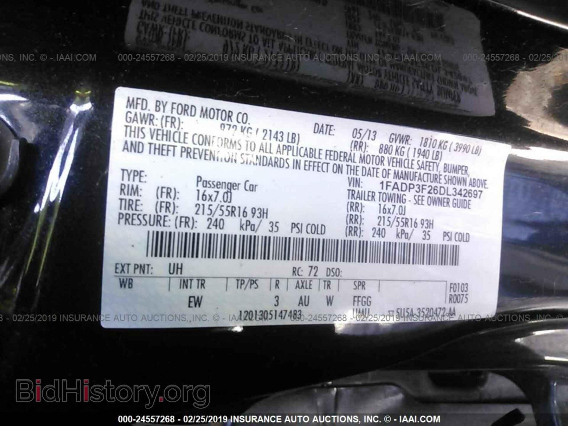 2013 FORD FOCUS - VIN: 1FADP3F26DL342697 - Photo 9