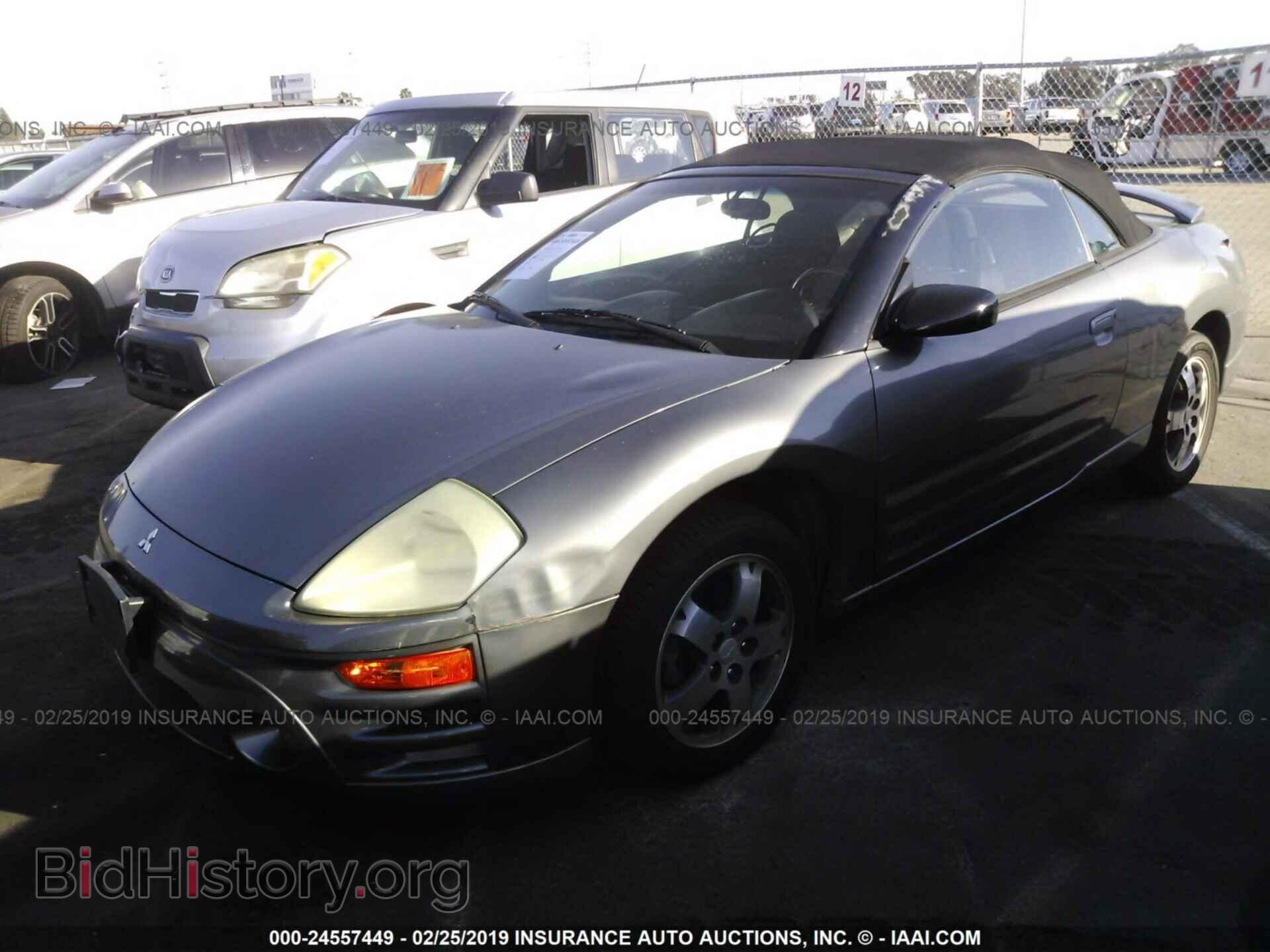 2004 MITSUBISHI ECLIPSE - VIN: 4A3AE45G54E064396 - Фото 2