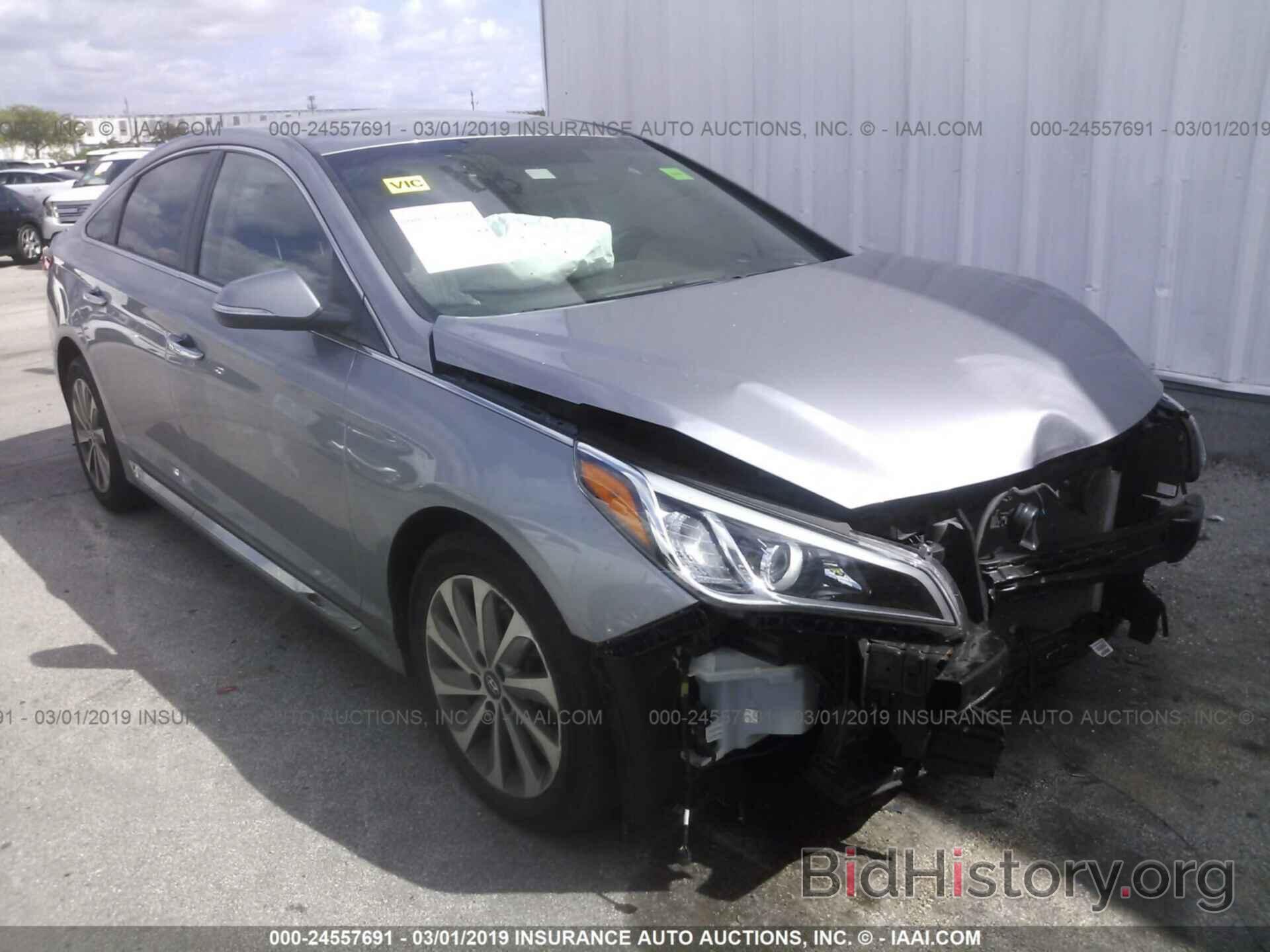 Photo 5NPE34AF3GH406505 - HYUNDAI SONATA 2016