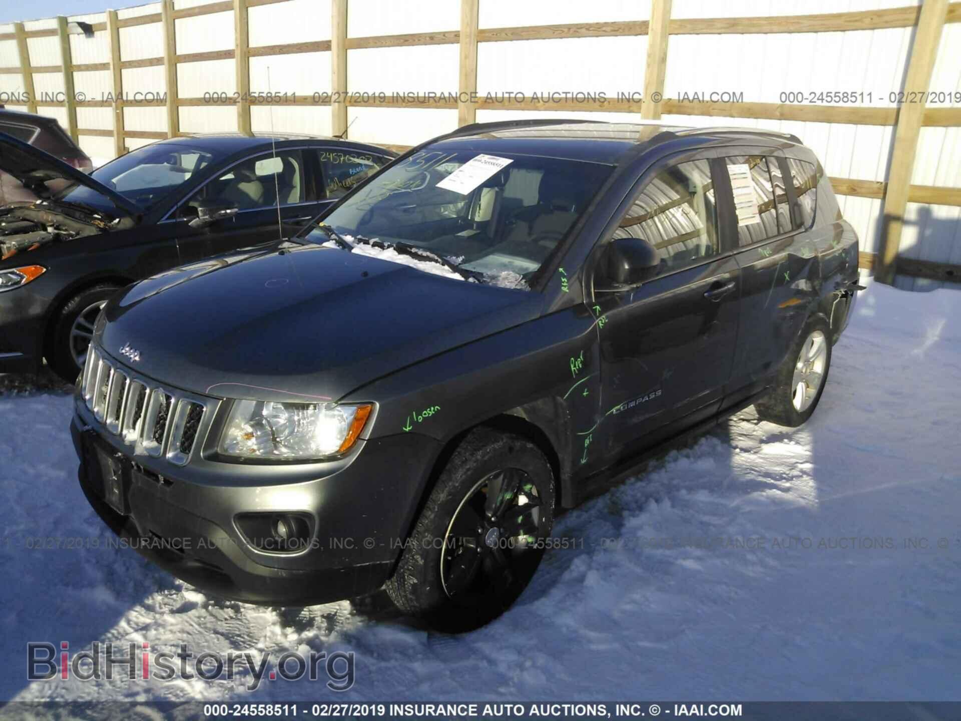 2011 JEEP COMPASS - VIN: 1J4NF1FB9BD244769 - Фото 2