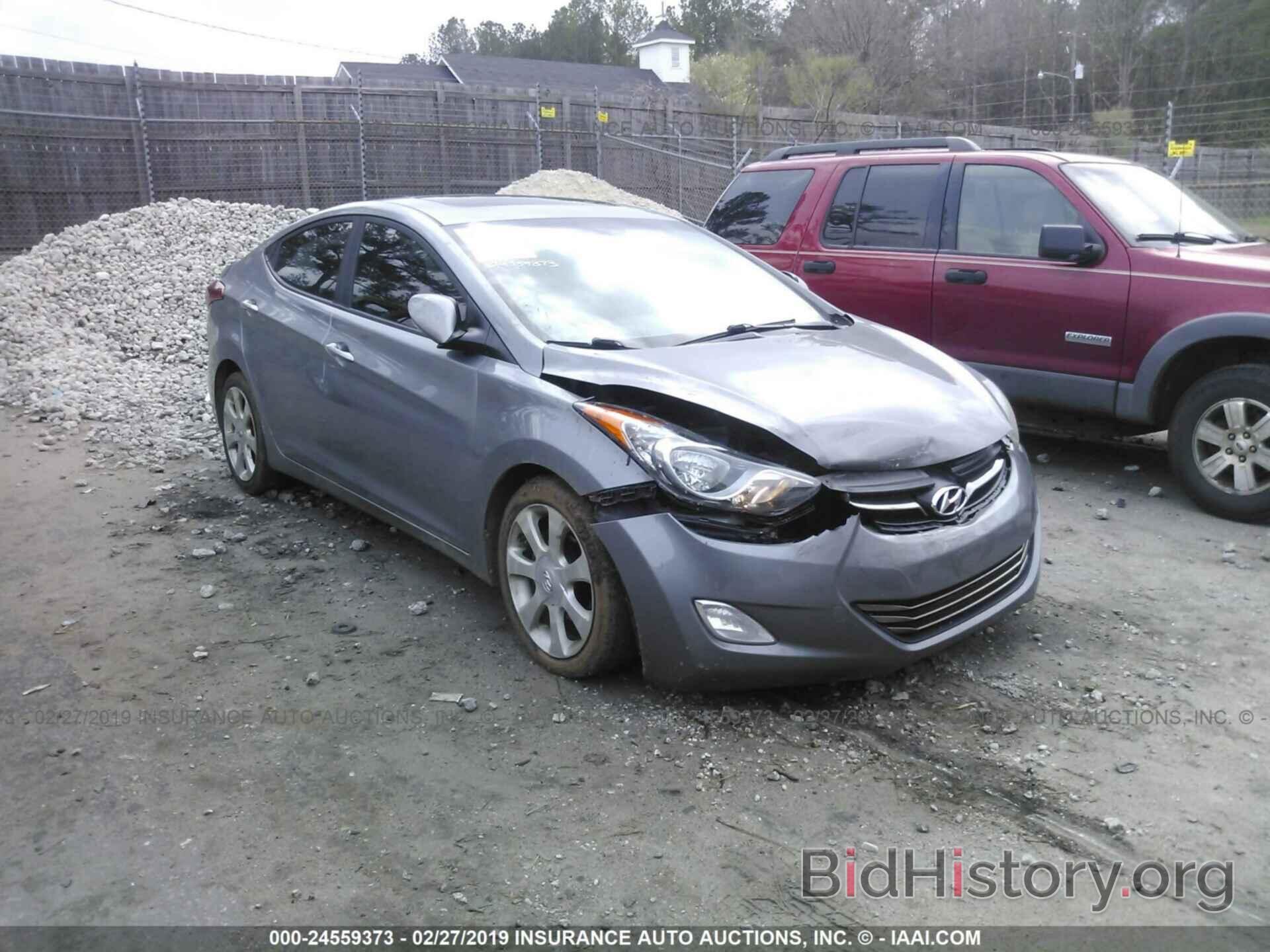 Photo KMHDH4AE8CU308800 - HYUNDAI ELANTRA 2012