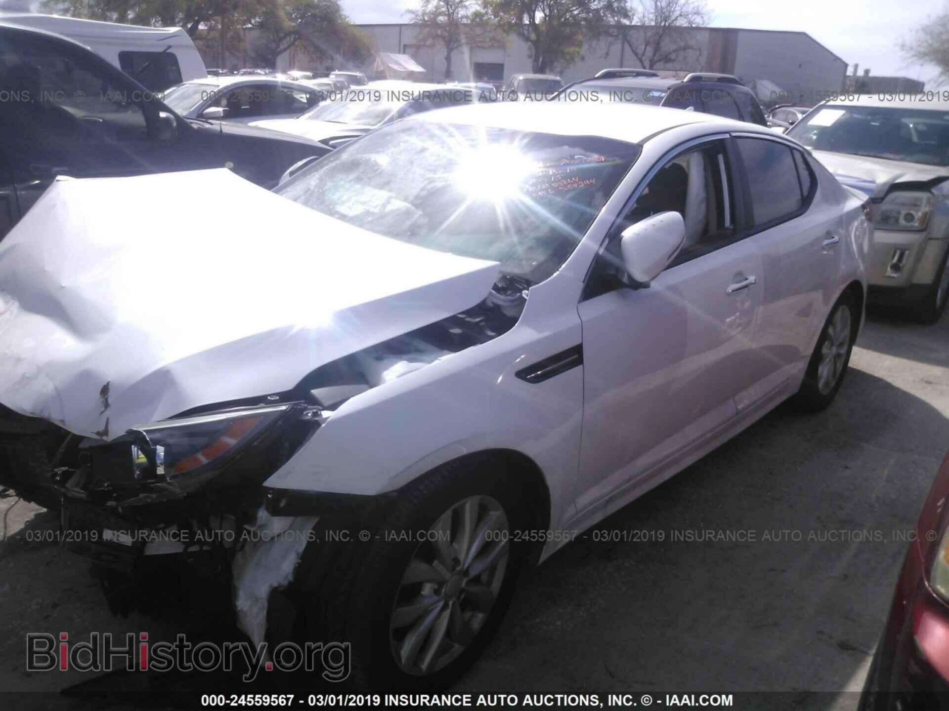 2015 KIA OPTIMA - VIN: 5XXGM4A76FG354294 - Photo 2