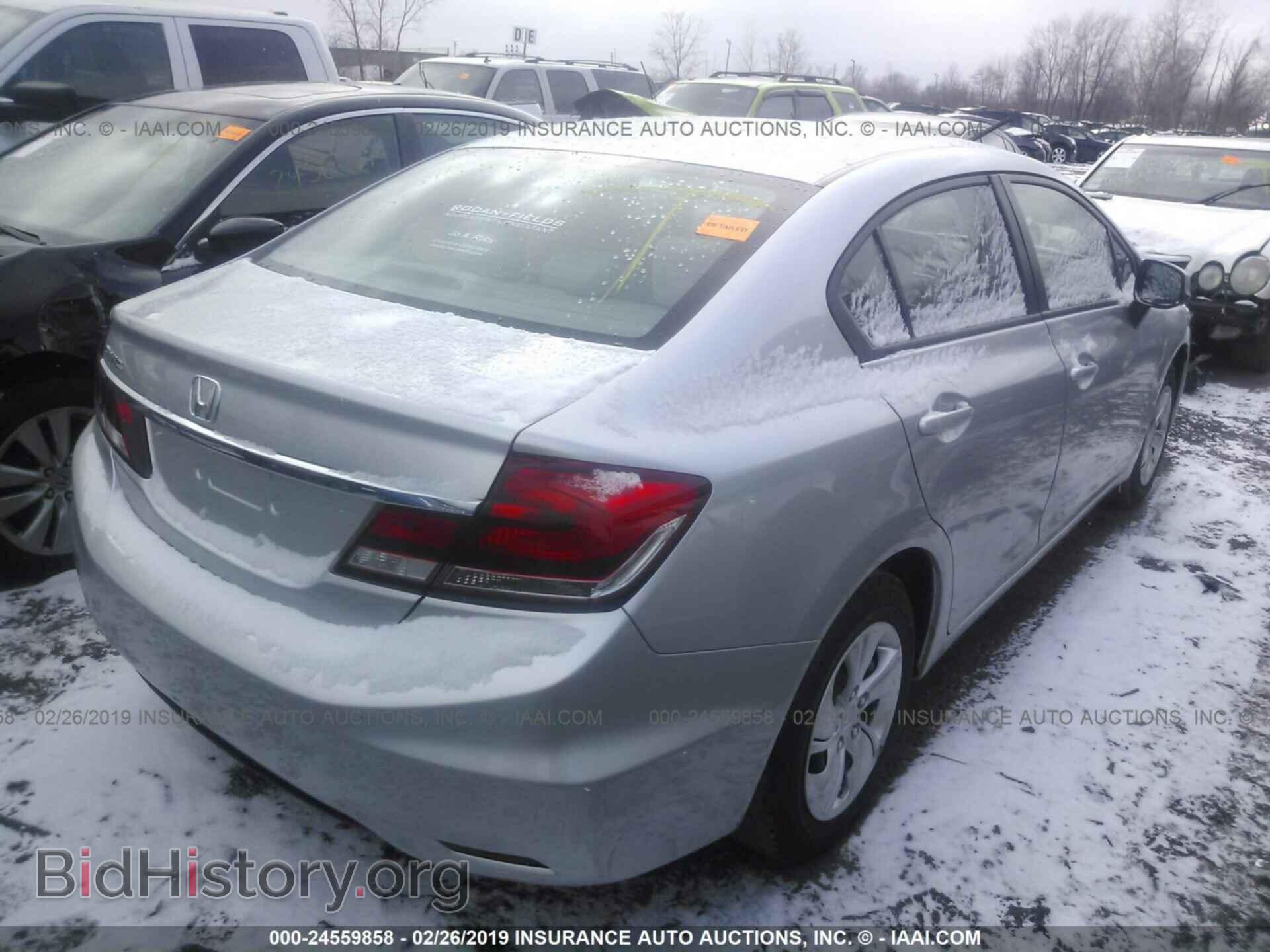 2013 HONDA CIVIC - VIN: 19XFB2F50DE047450 - Фото 4