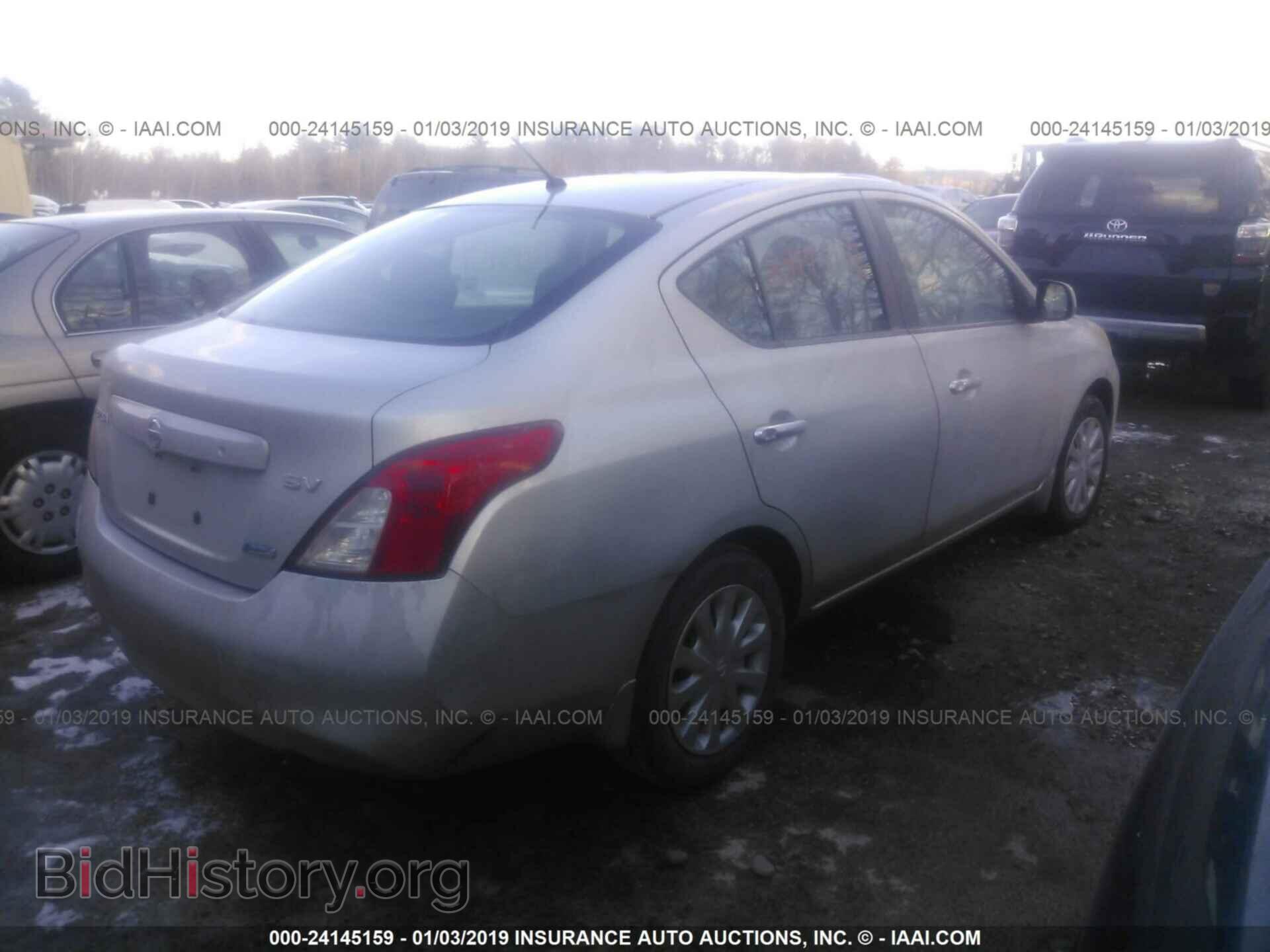2012 NISSAN VERSA - VIN: 3N1CN7AP8CL875954 - Фото 4