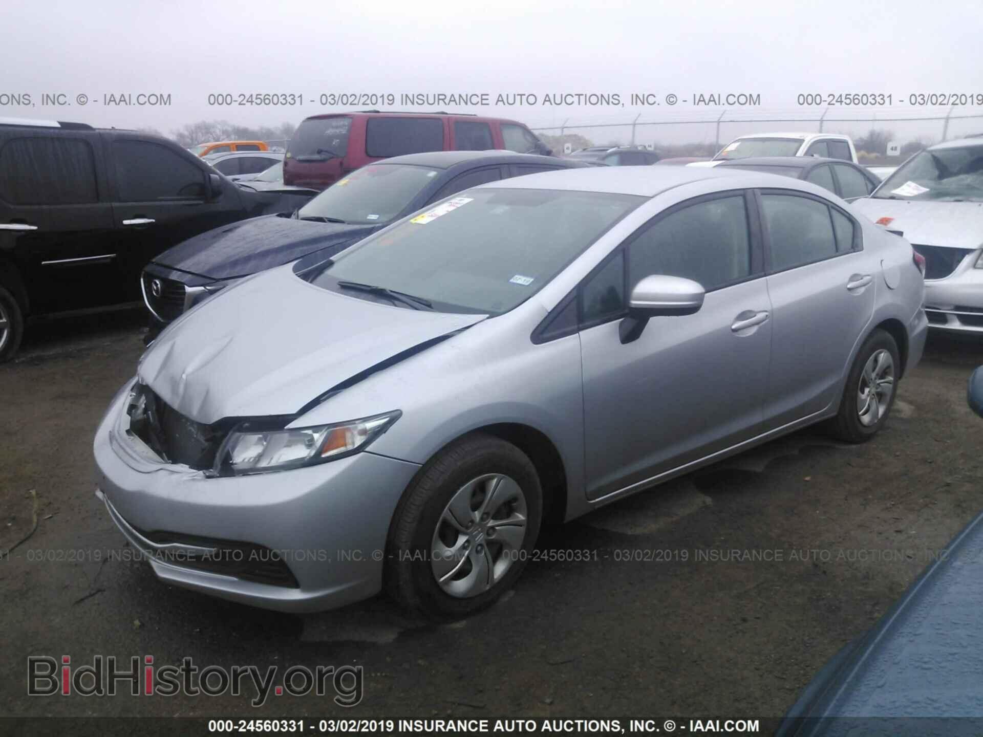 2014 HONDA CIVIC - VIN: 2HGFB2F50EH527320 - Фото 2