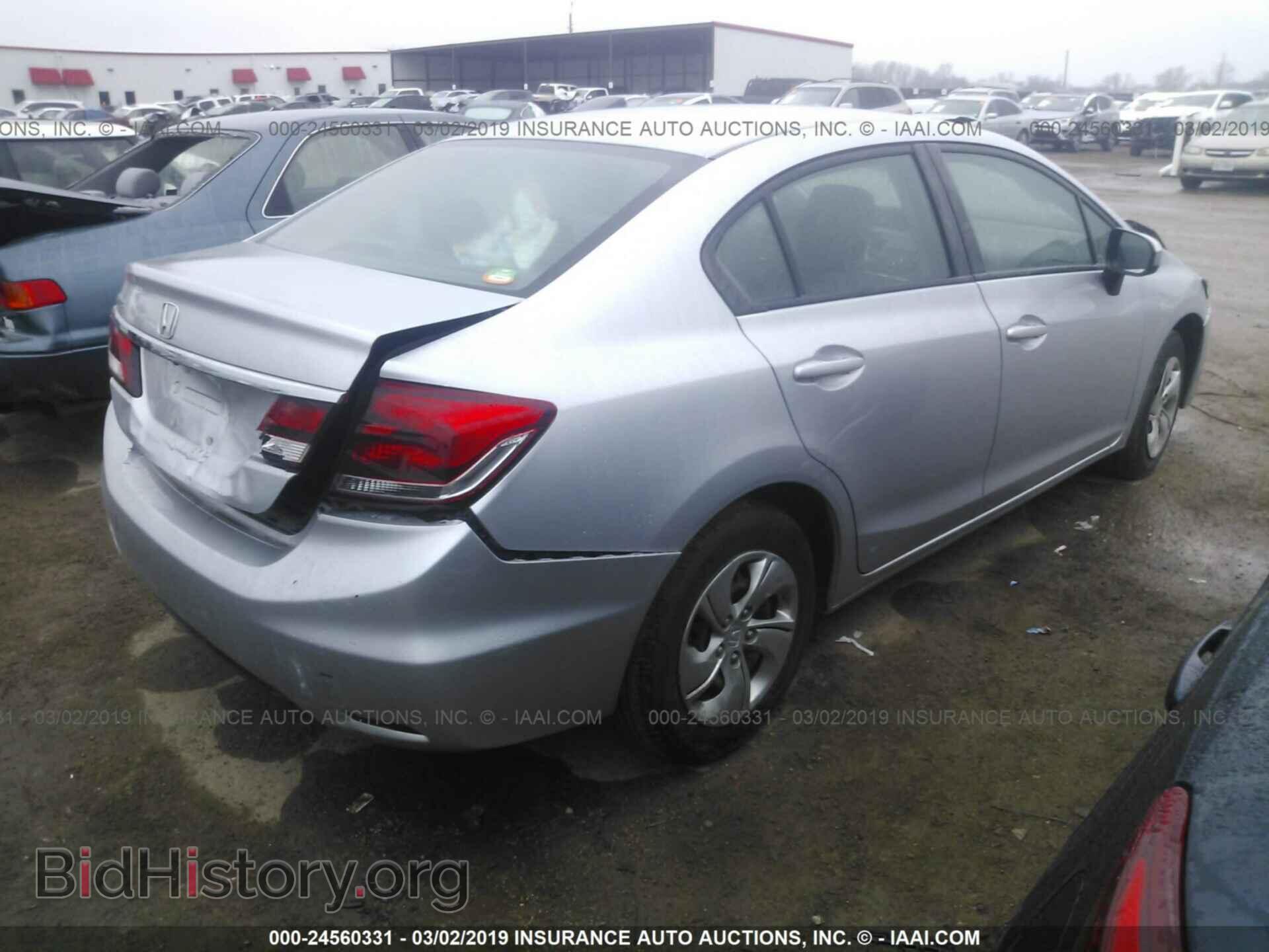 2014 HONDA CIVIC - VIN: 2HGFB2F50EH527320 - Фото 4