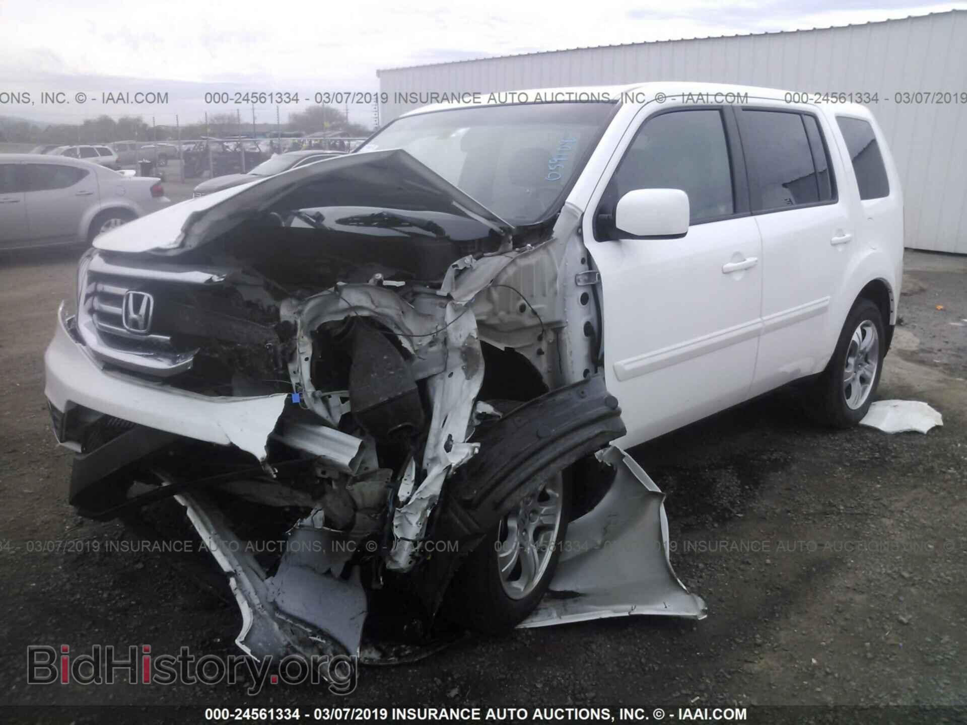 2012 HONDA PILOT - VIN: 5FNYF4H57CB059108 - Фото 2