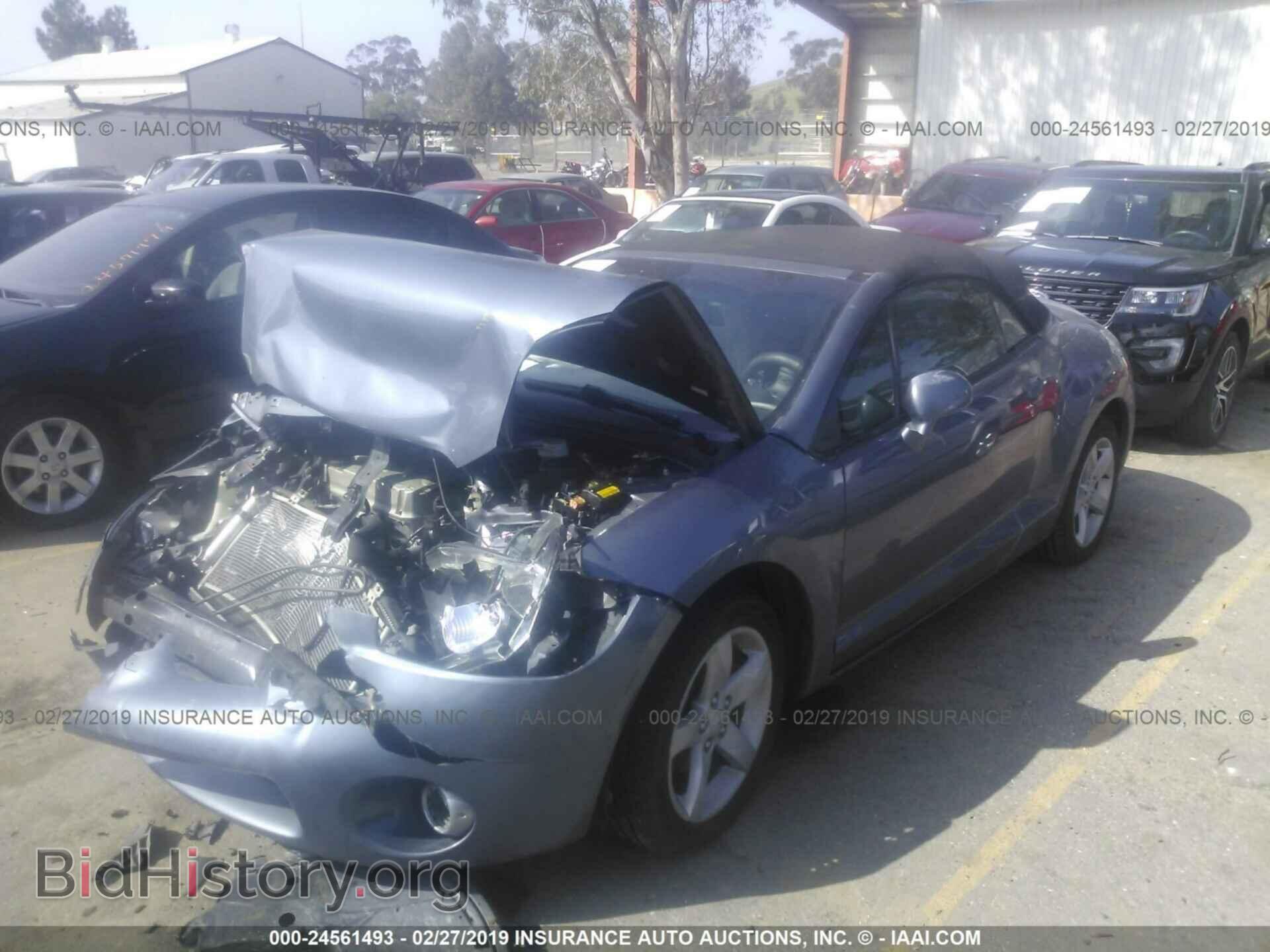 2007 MITSUBISHI ECLIPSE - VIN: 4A3AL25F57E052822 - Фото 2