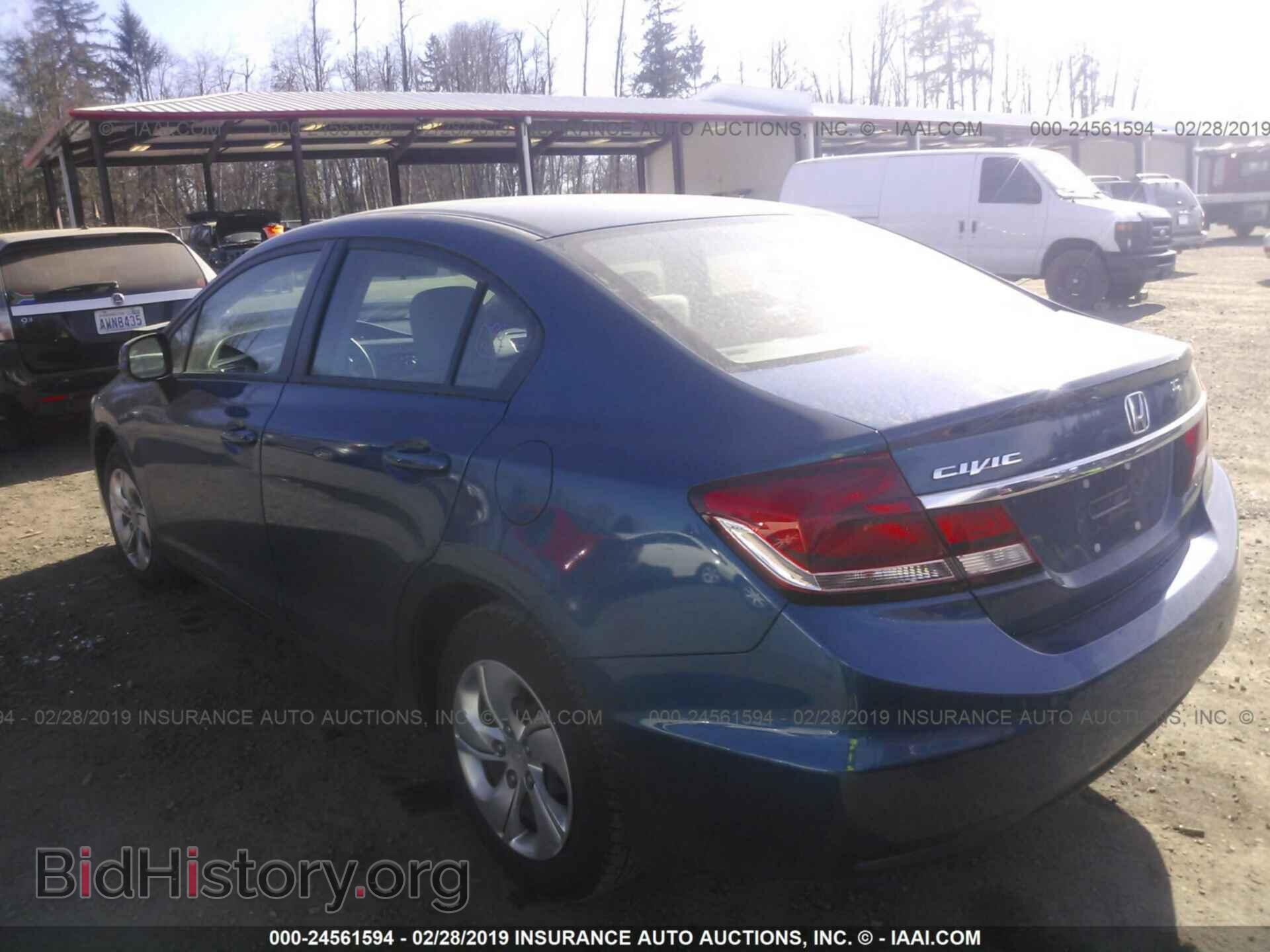 2013 HONDA CIVIC - VIN: 19XFB2F53DE227229 - Фото 3