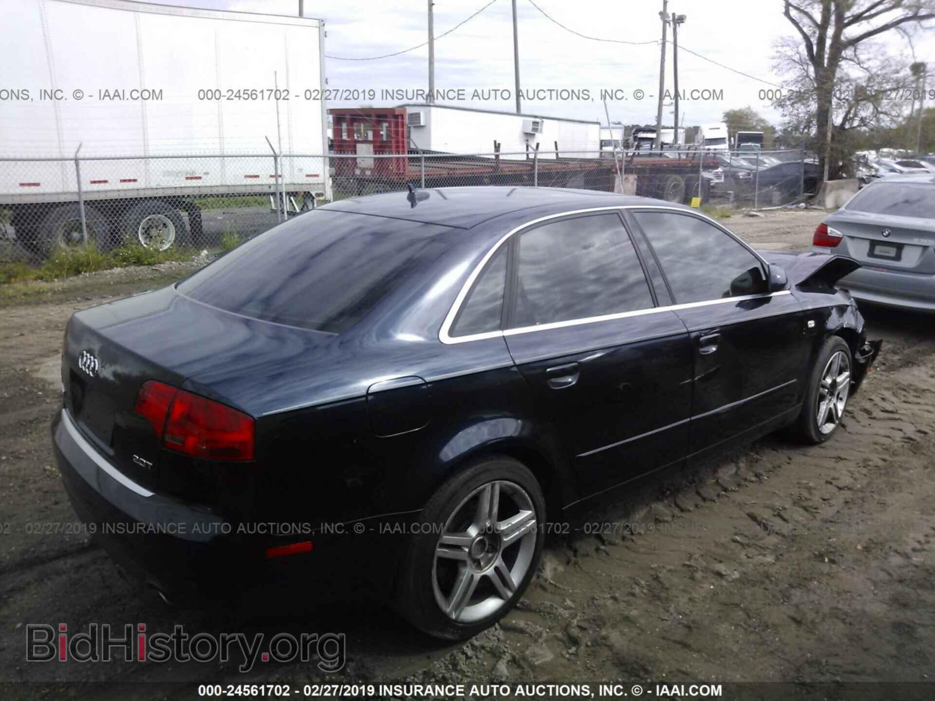 2007 AUDI A4 - VIN: WAUAF78E37A127743 - Фото 4
