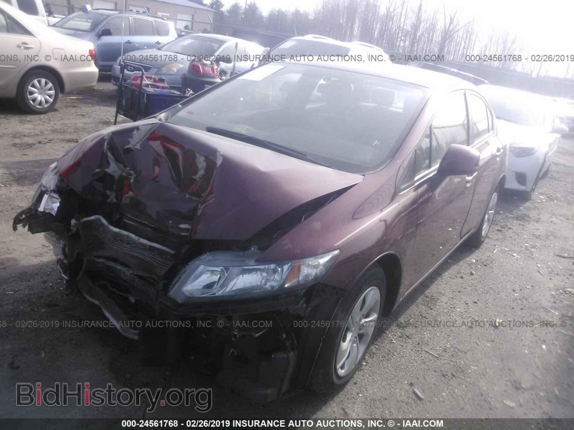 2013 HONDA CIVIC - VIN: 2HGFB2E55DH583852 - Фото 2