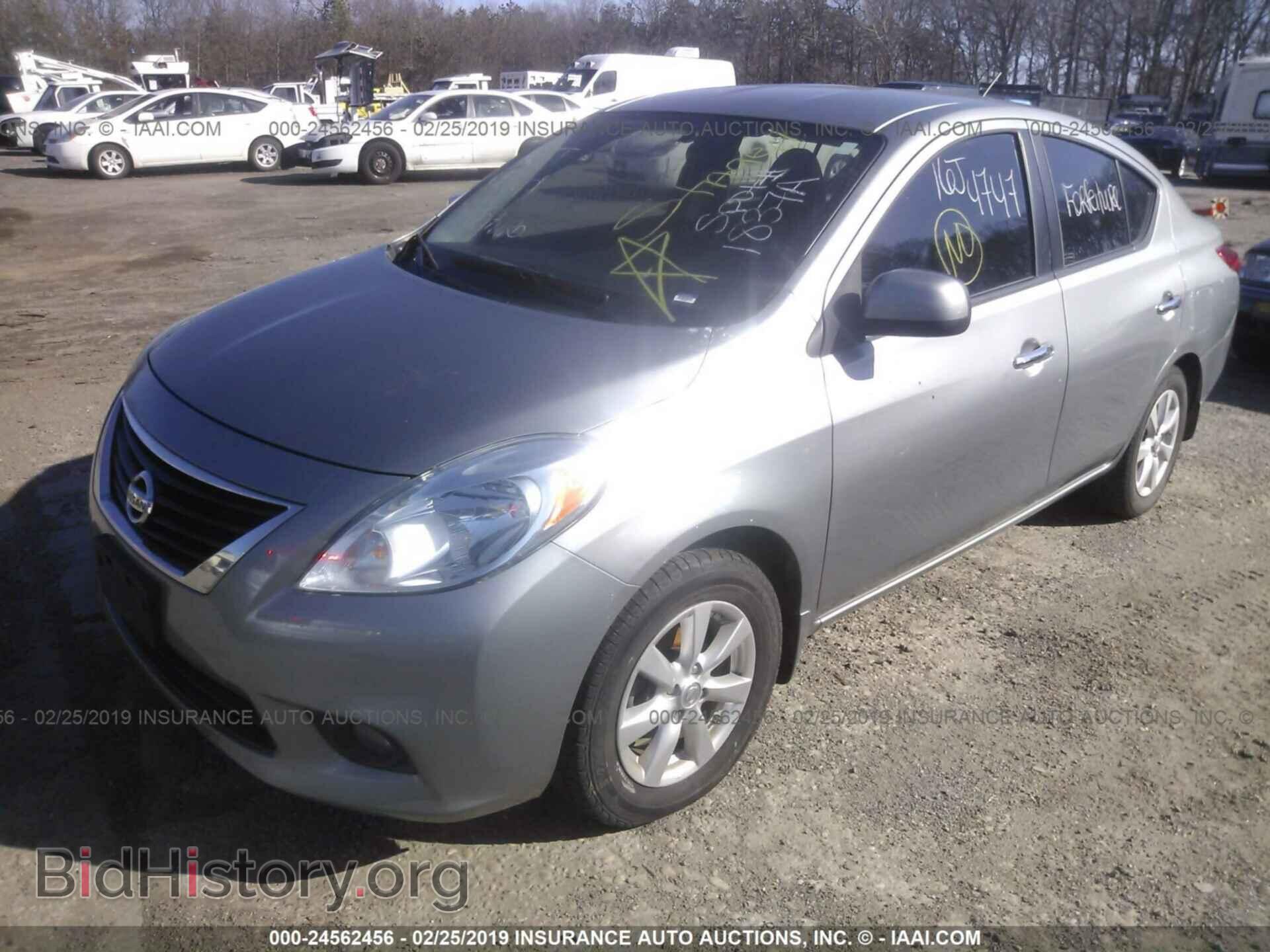 2012 NISSAN VERSA - VIN: 3N1CN7AP1CL919244 - Фото 2