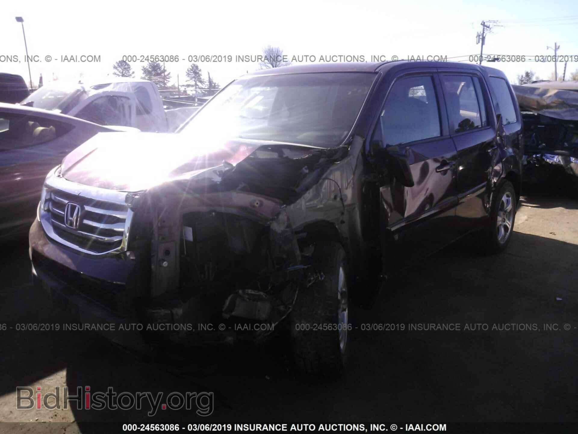 2012 HONDA PILOT - VIN: 5FNYF3H71CB025435 - Фото 2