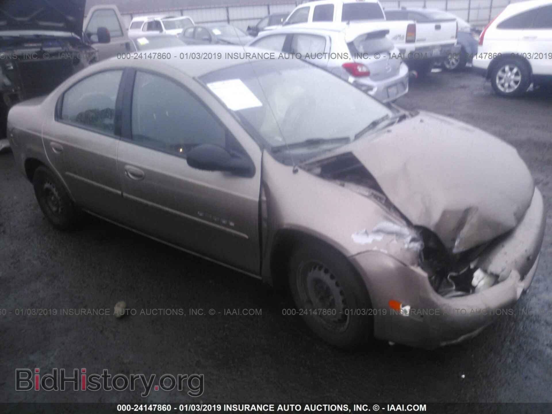 Photo 1B3ES46CX1D160889 - DODGE NEON 2001