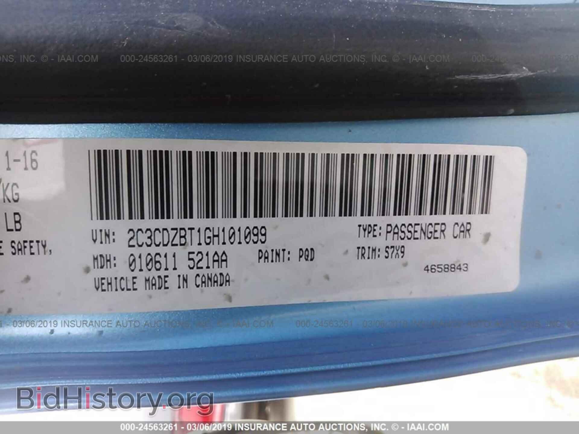 2016 DODGE CHALLENGER - VIN: 2C3CDZBT1GH101099 - Фото 9