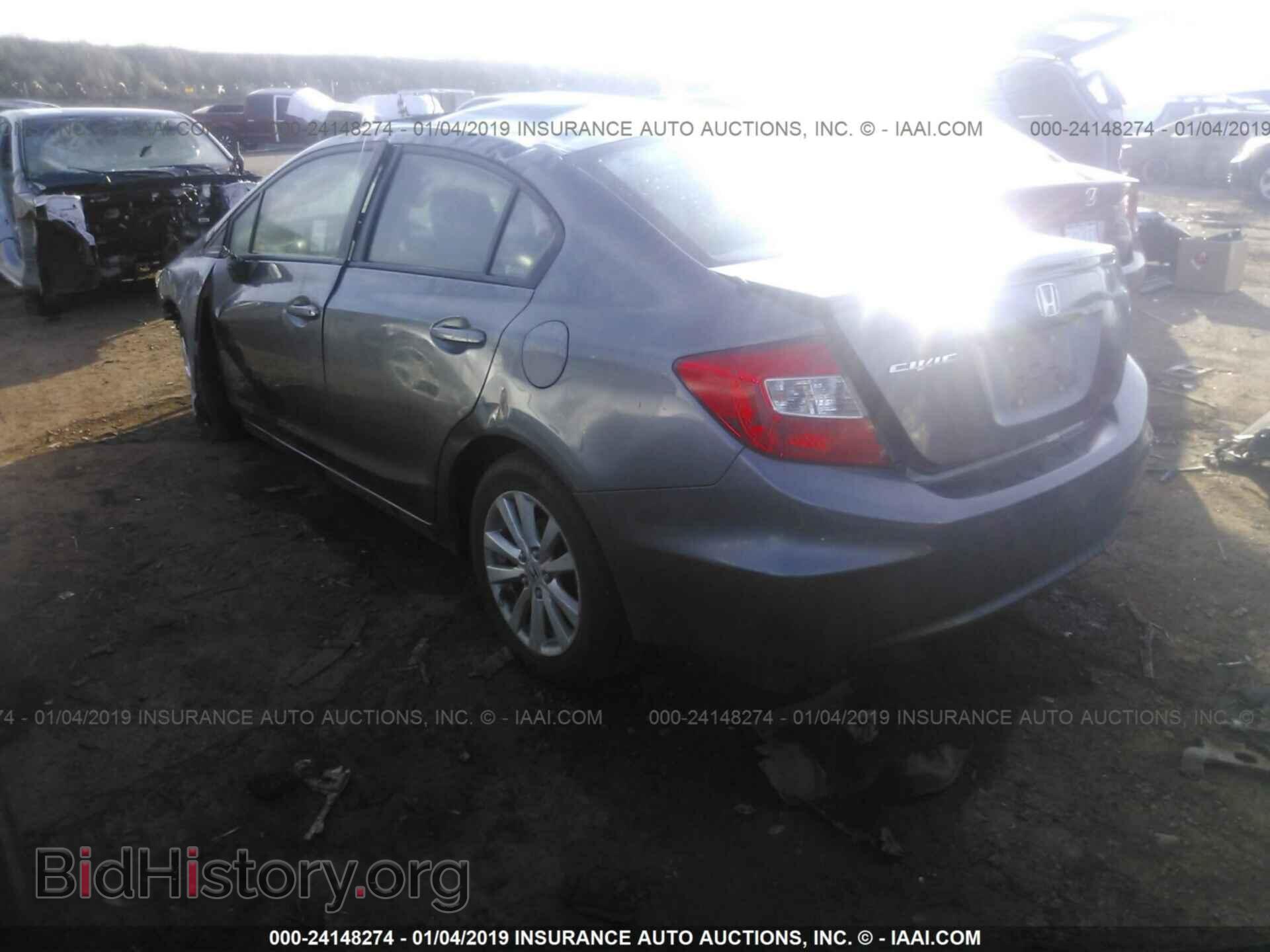 2012 HONDA CIVIC - VIN: 19XFB2F86CE339533 - Фото 3