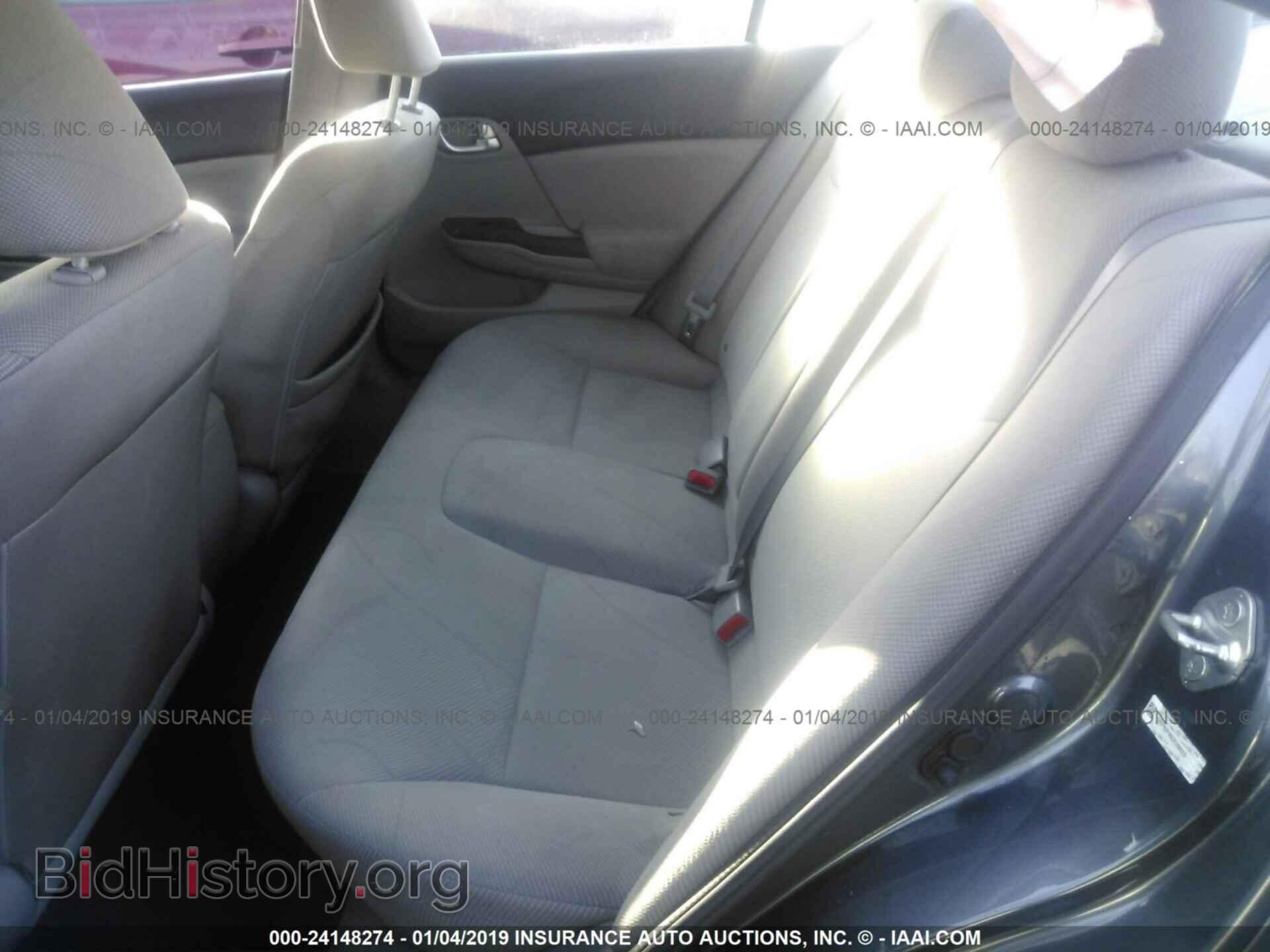 2012 HONDA CIVIC - VIN: 19XFB2F86CE339533 - Фото 8