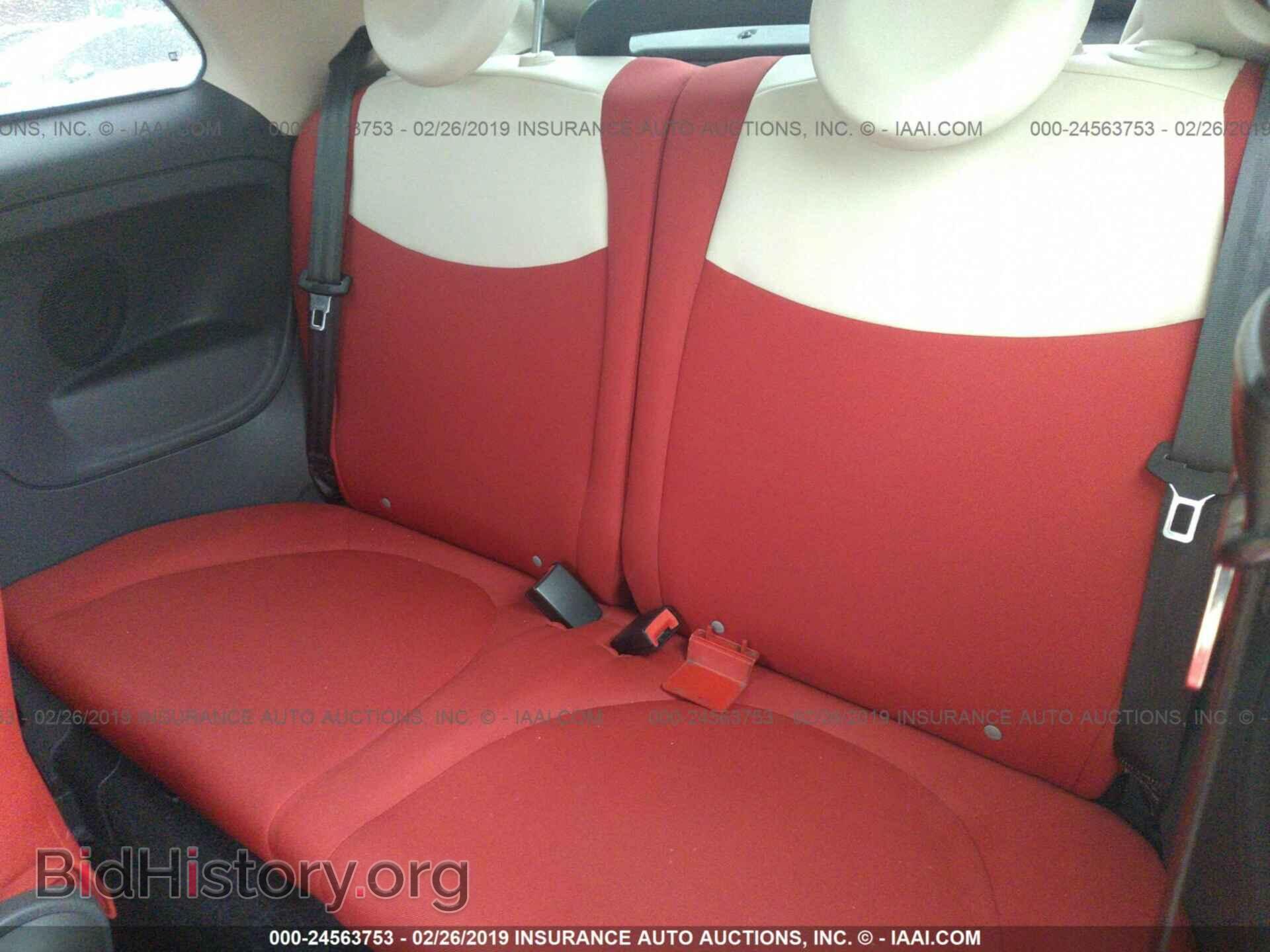 2012 FIAT 500 - VIN: 3C3CFFDR3CT120930 - Фото 8