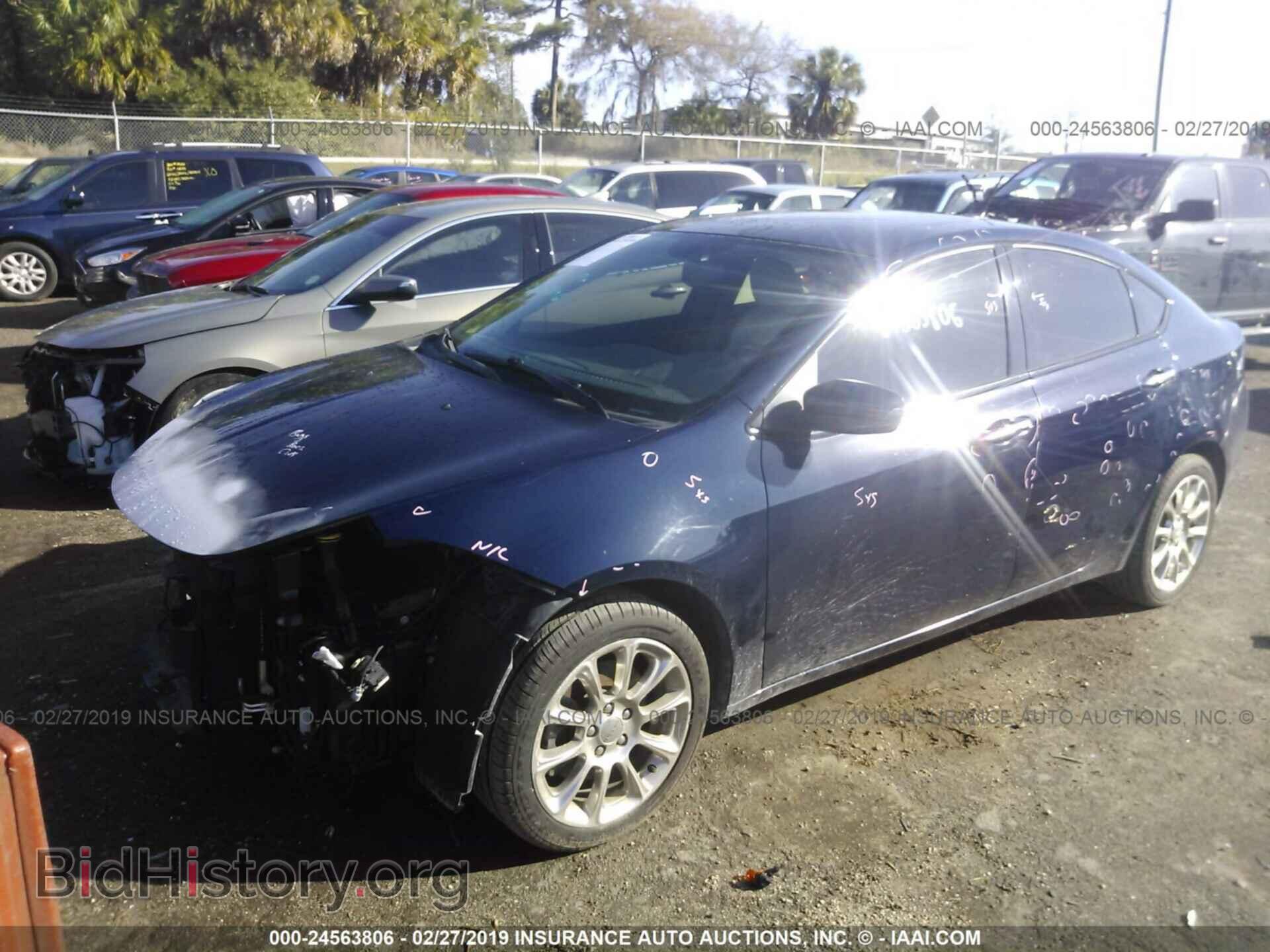 2013 DODGE DART - VIN: 1C3CDFCA1DD107599 - Фото 2