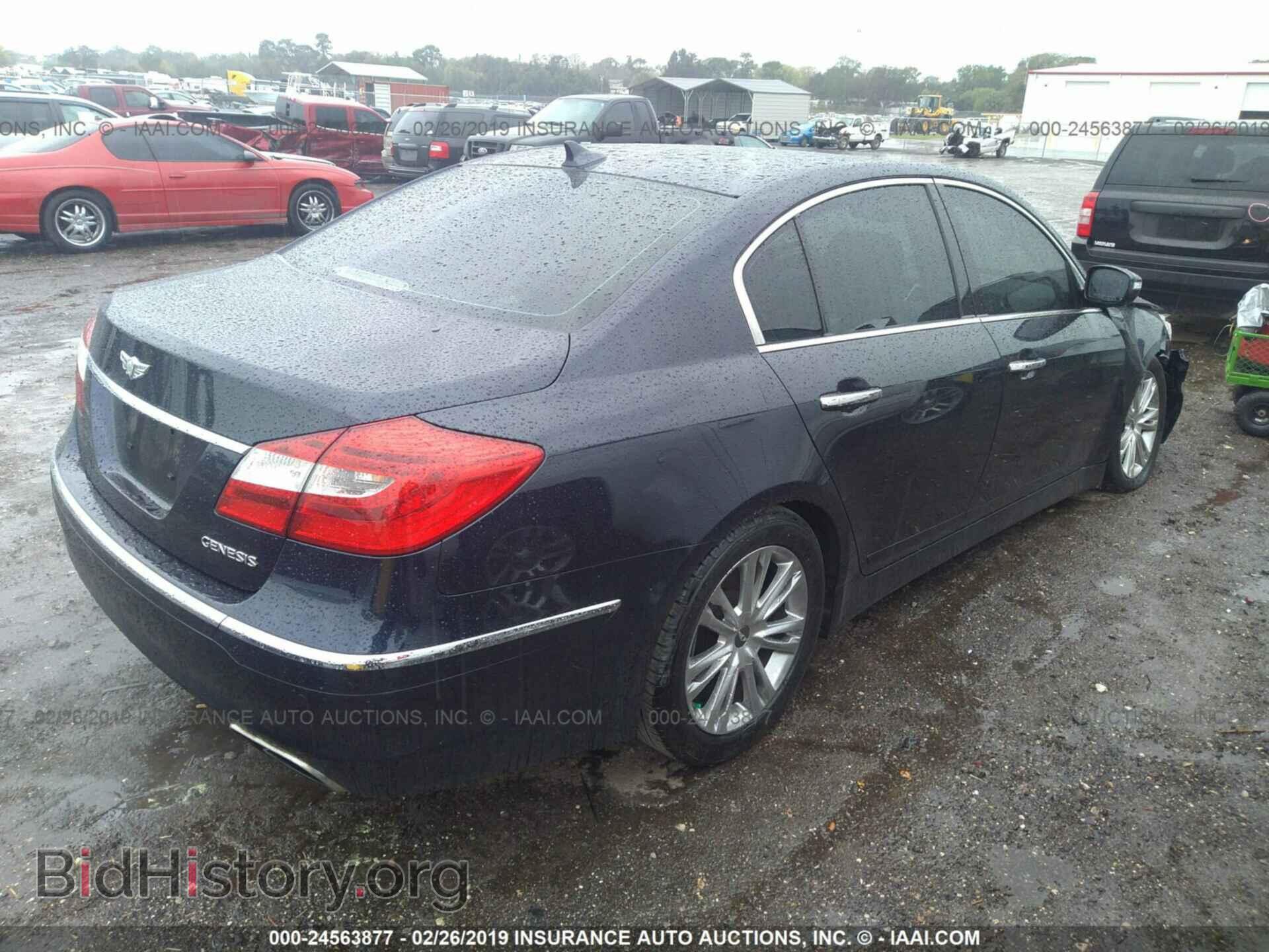 2012 HYUNDAI GENESIS - VIN: KMHGC4DD0CU204350 - Фото 4